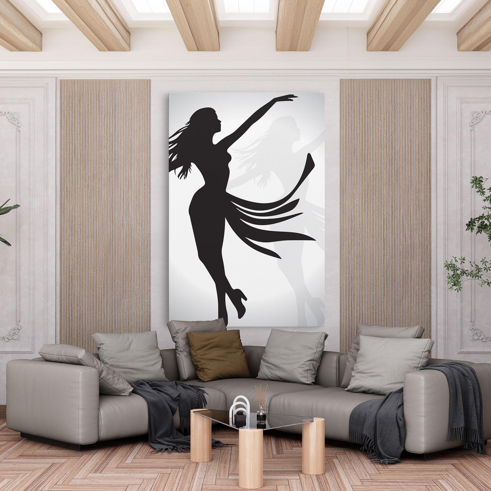 Leinwandbild Dance Shilouette mockup 6