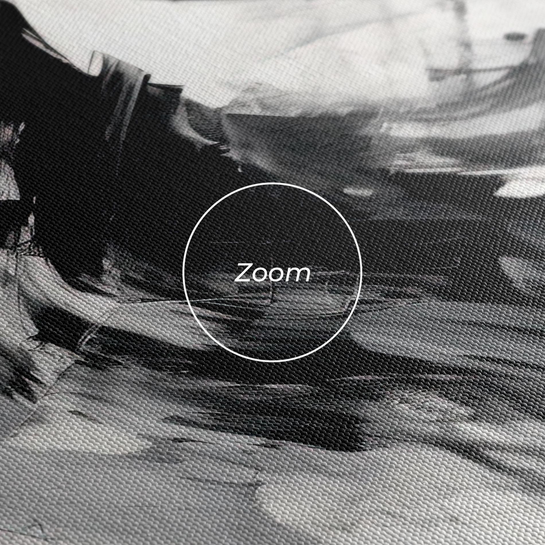 Leinwandbild Black Ink Woman mockup 3