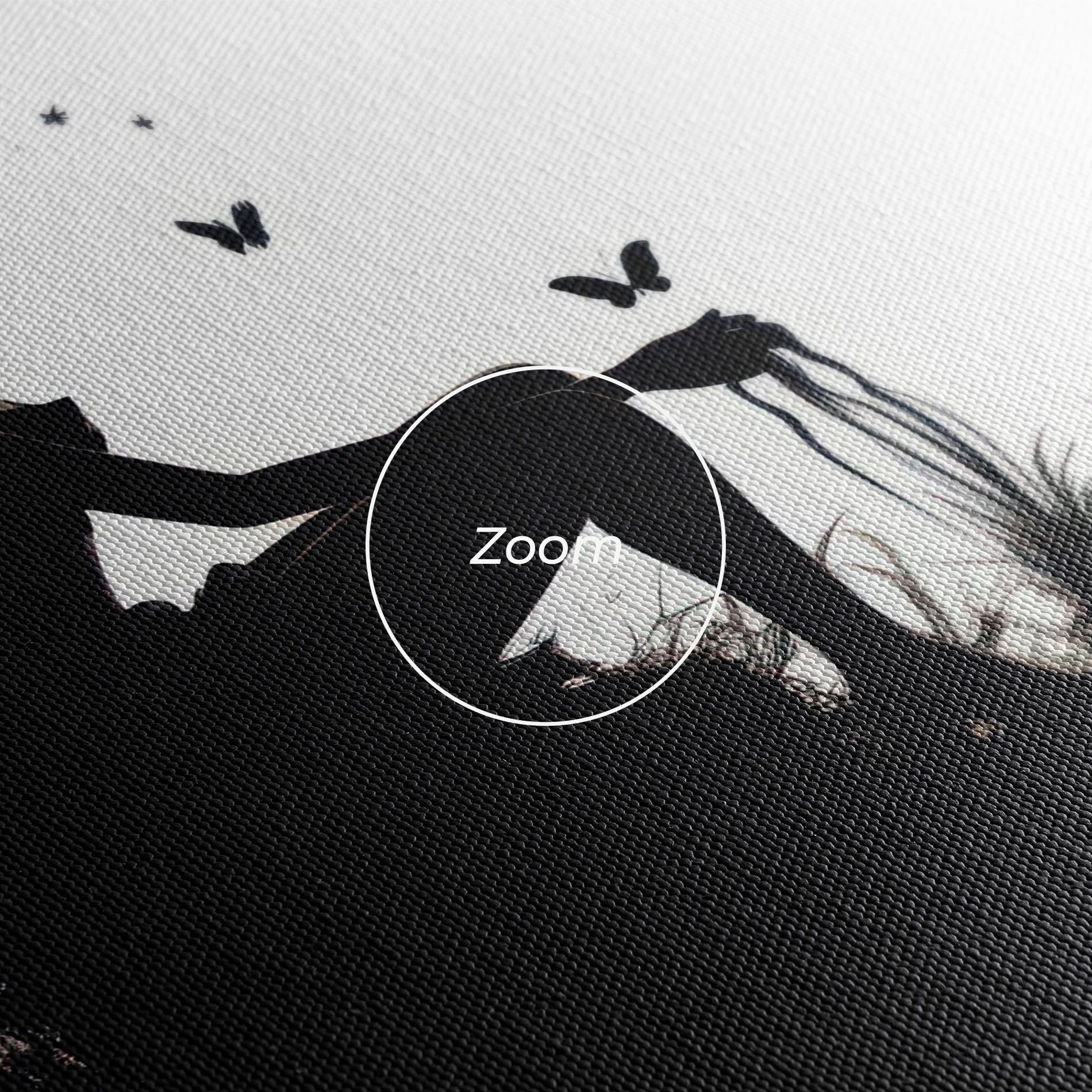 Butterfly Woman Shilouette mockup 3