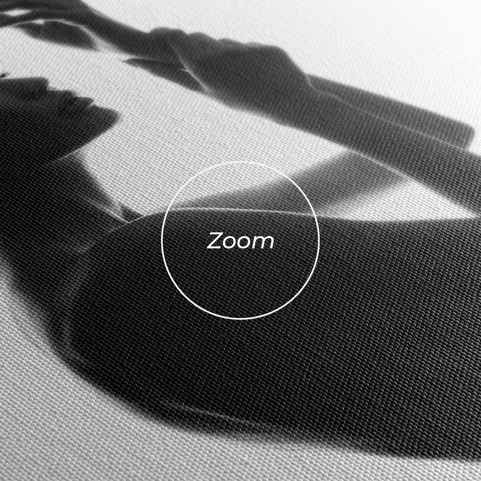 Leinwandbild Circle Woman Body mockup 3