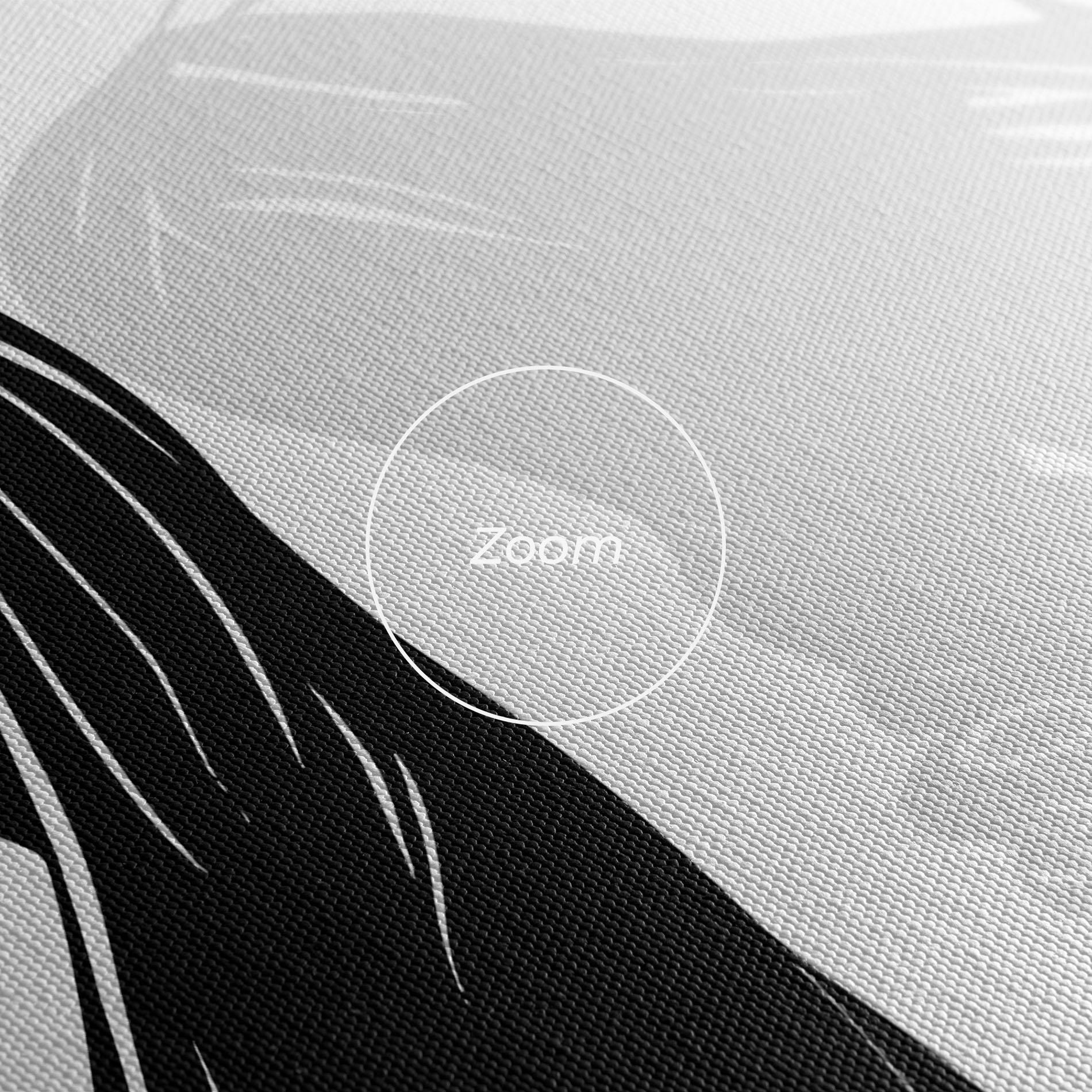 Leinwandbild Lady Shilouette mockup 3