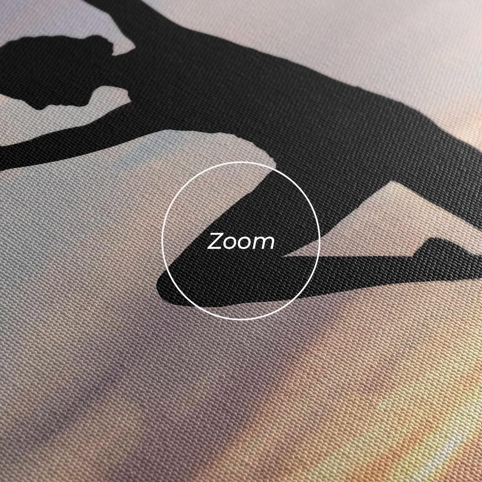 Leinwandbild Purple Sky Posing mockup 3