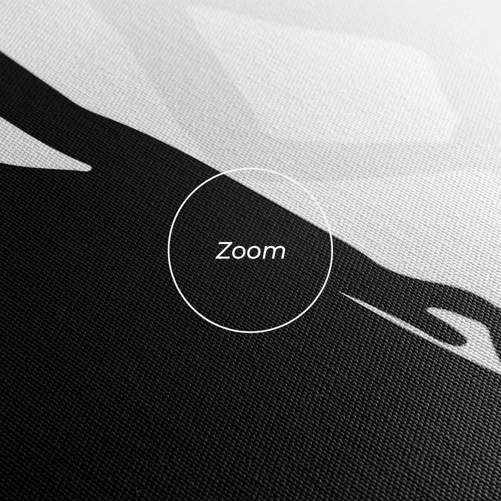 Leinwandbild Silhouette Lady mockup 3