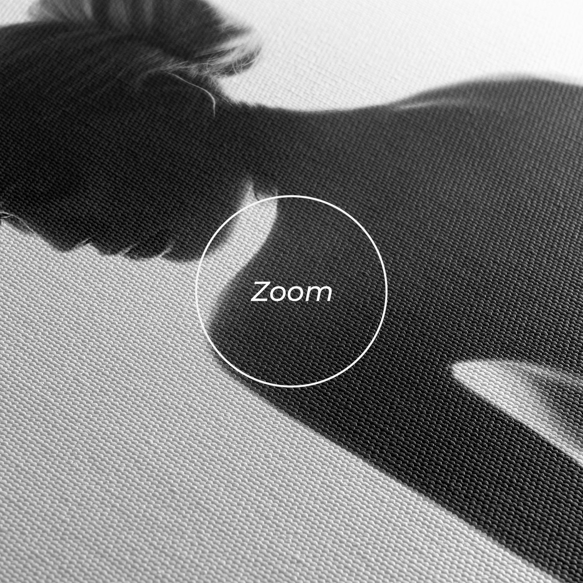 Leinwandbild Woman Body Circle mockup 3