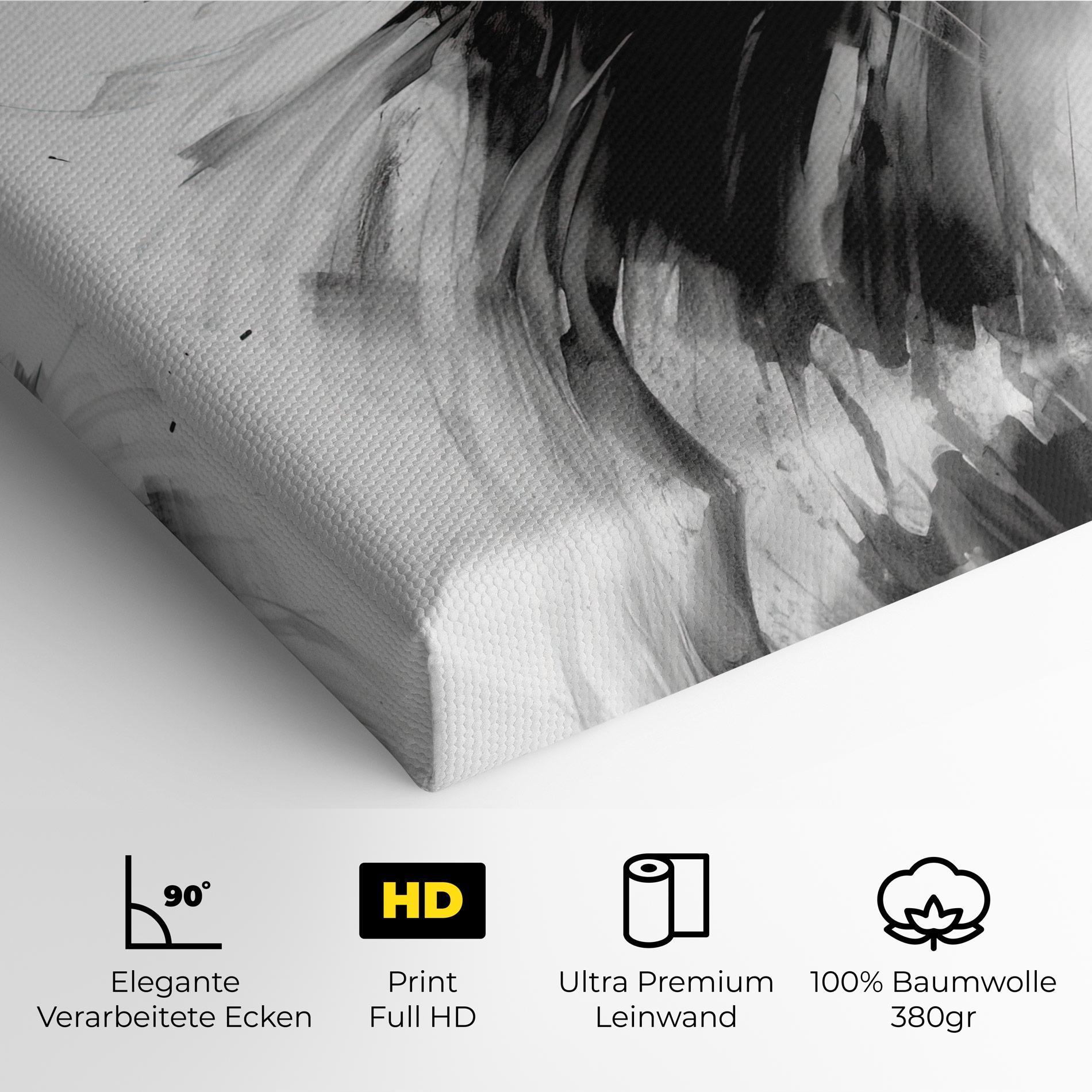 Leinwandbild Dancing Woman Drawn mockup 4