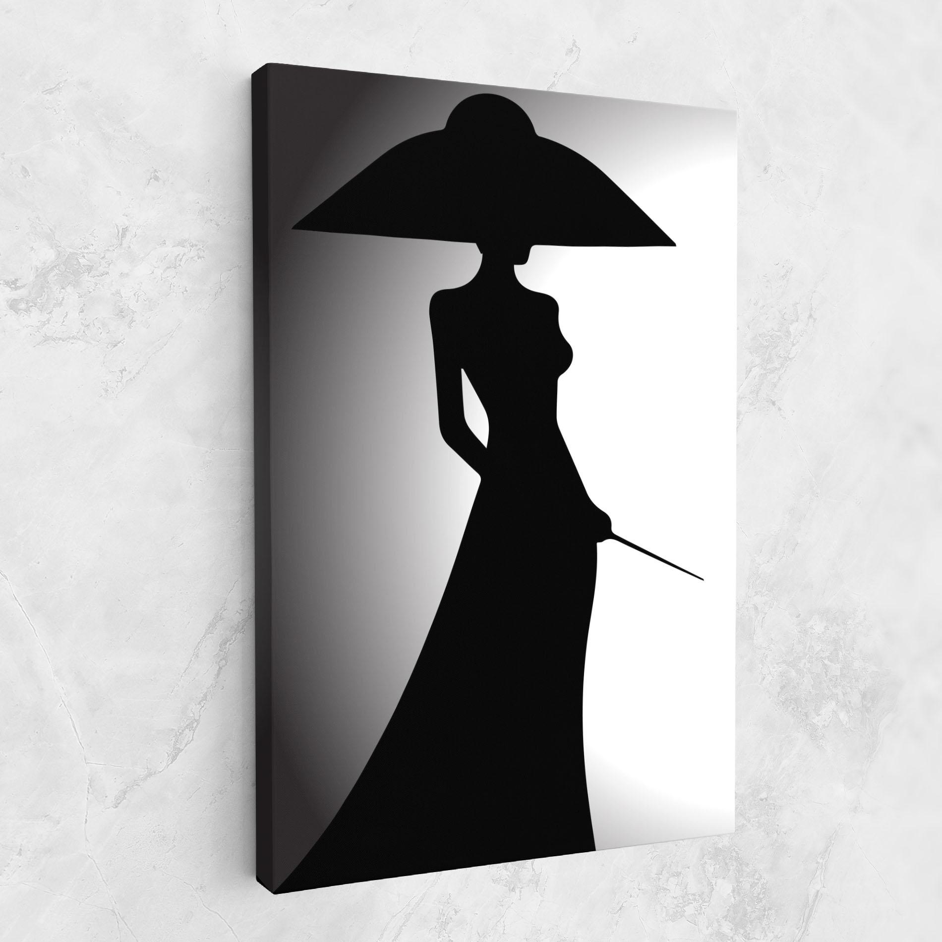 Leinwandbild Big Hat Lady mockup 1