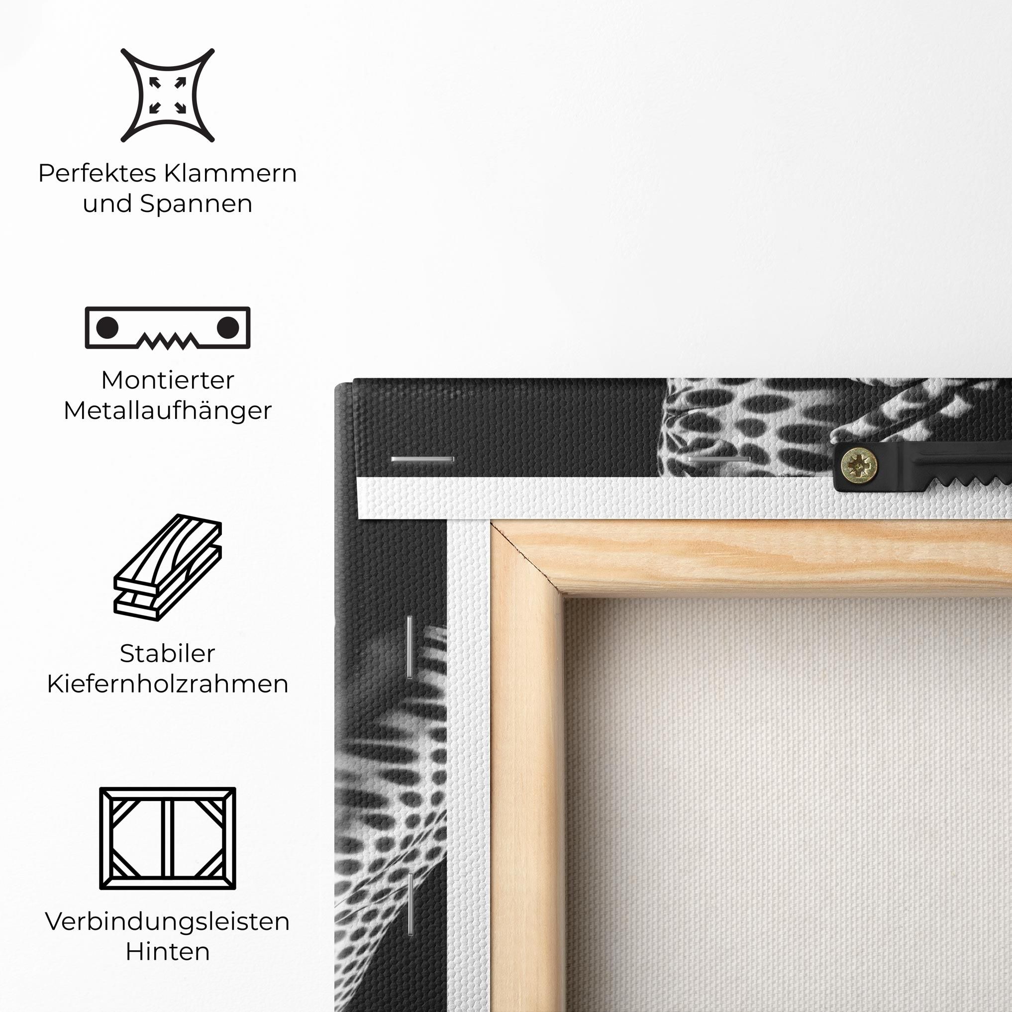 Black White Pattern Woman mockup 5