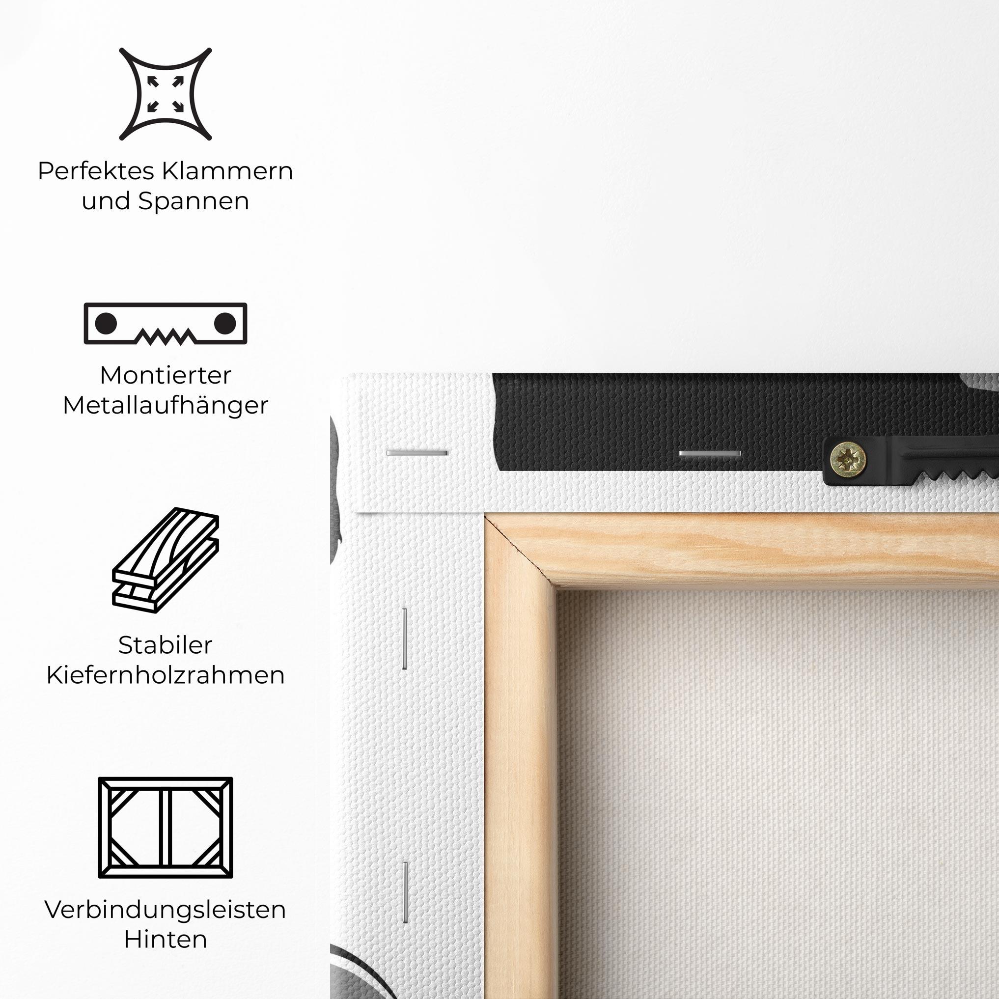 Leinwandbild Black Woman Shilouette mockup 5