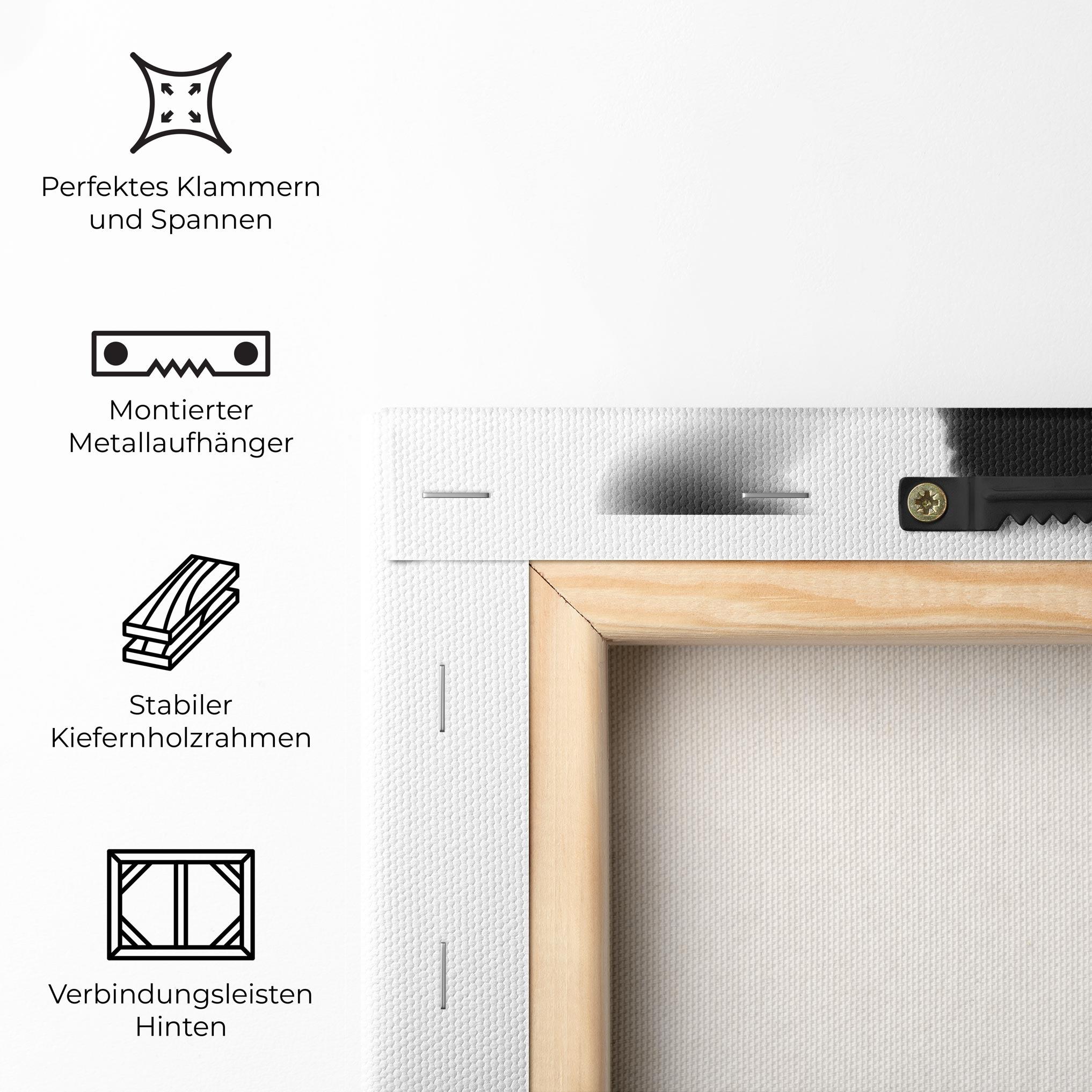 Leinwandbild Blurred Girl mockup 5