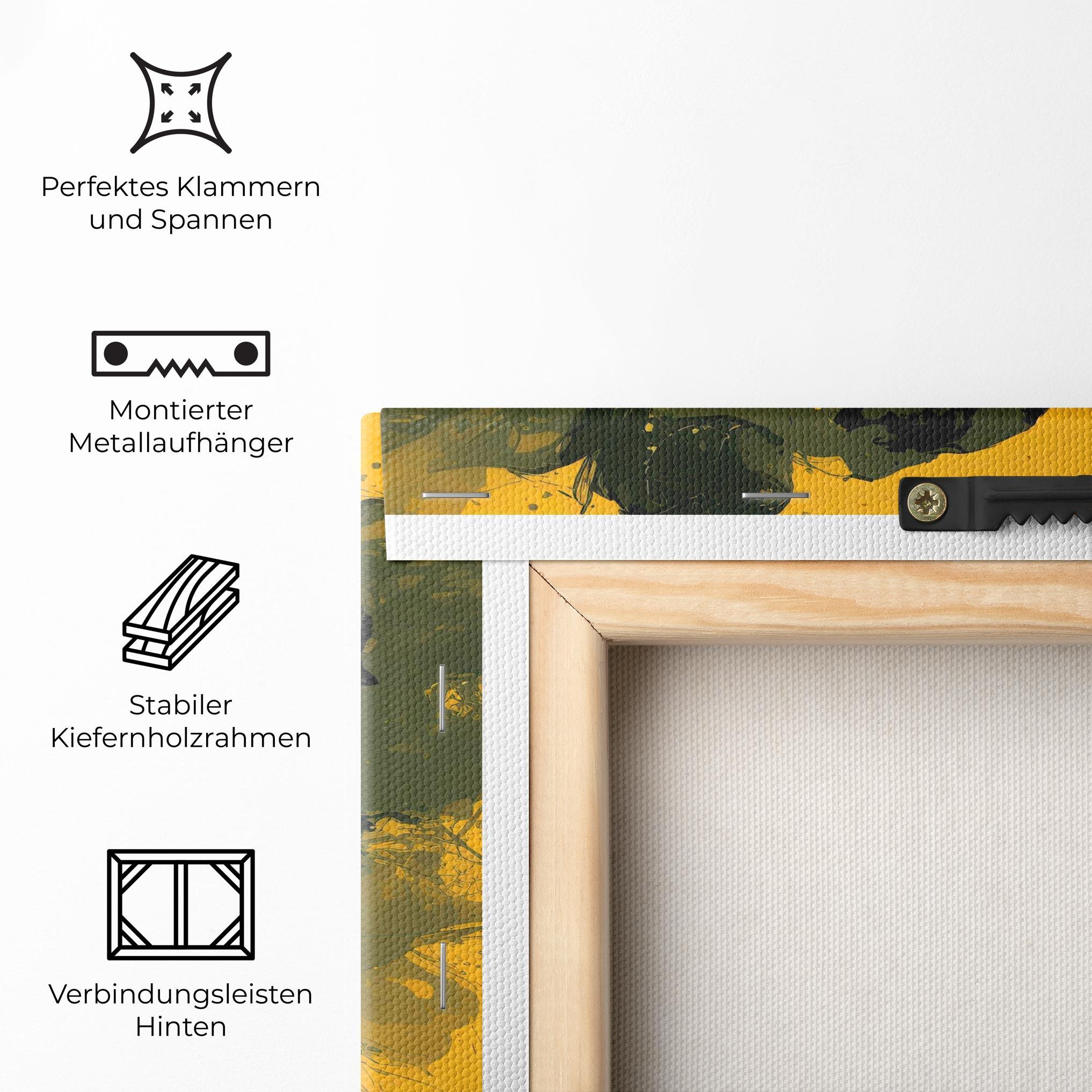 Leinwandbild Thinking Yellow mockup 5