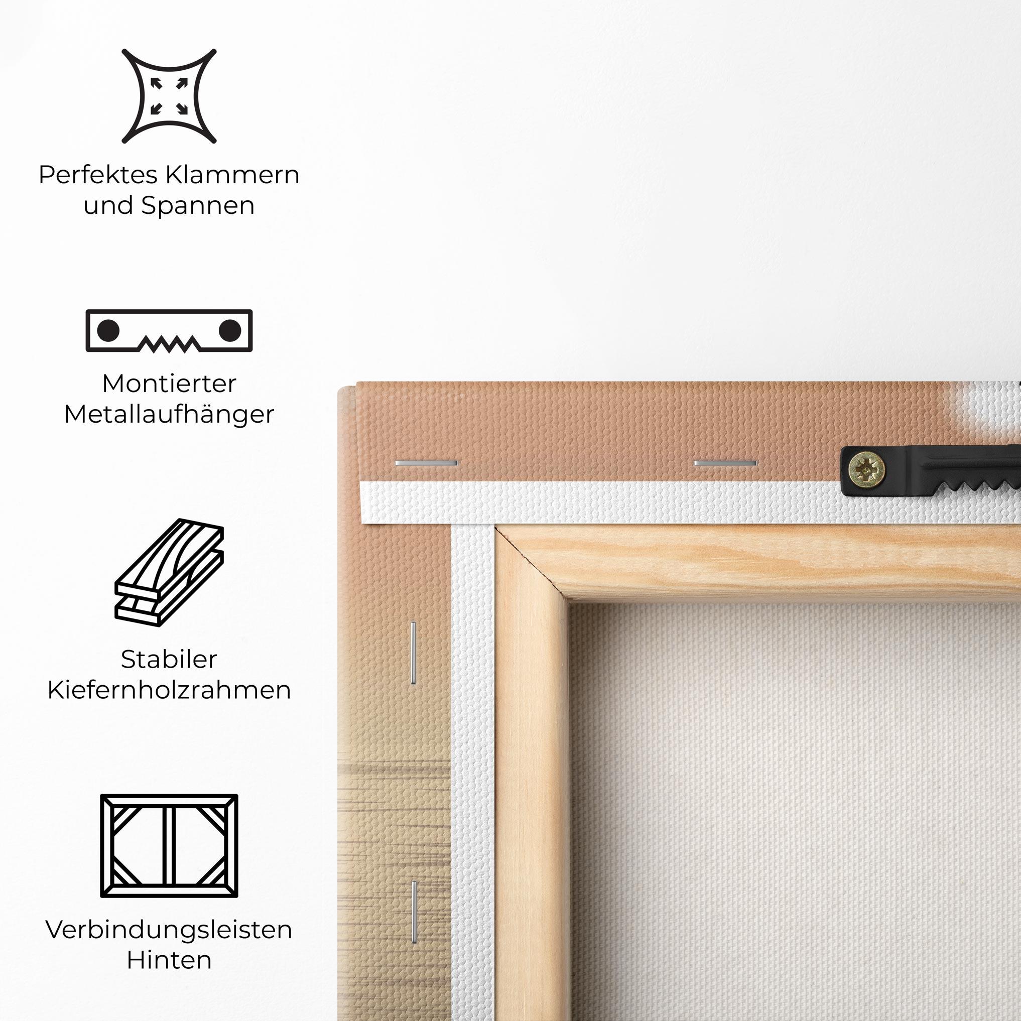 Leinwandbild Water Girl Shilouette mockup 5