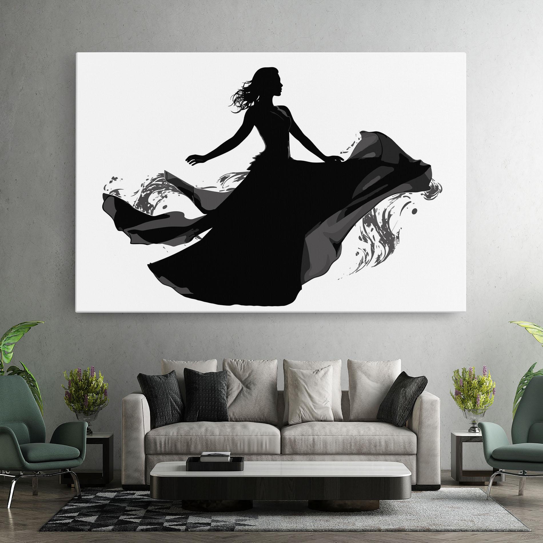 Leinwandbild Dress Jump mockup 7