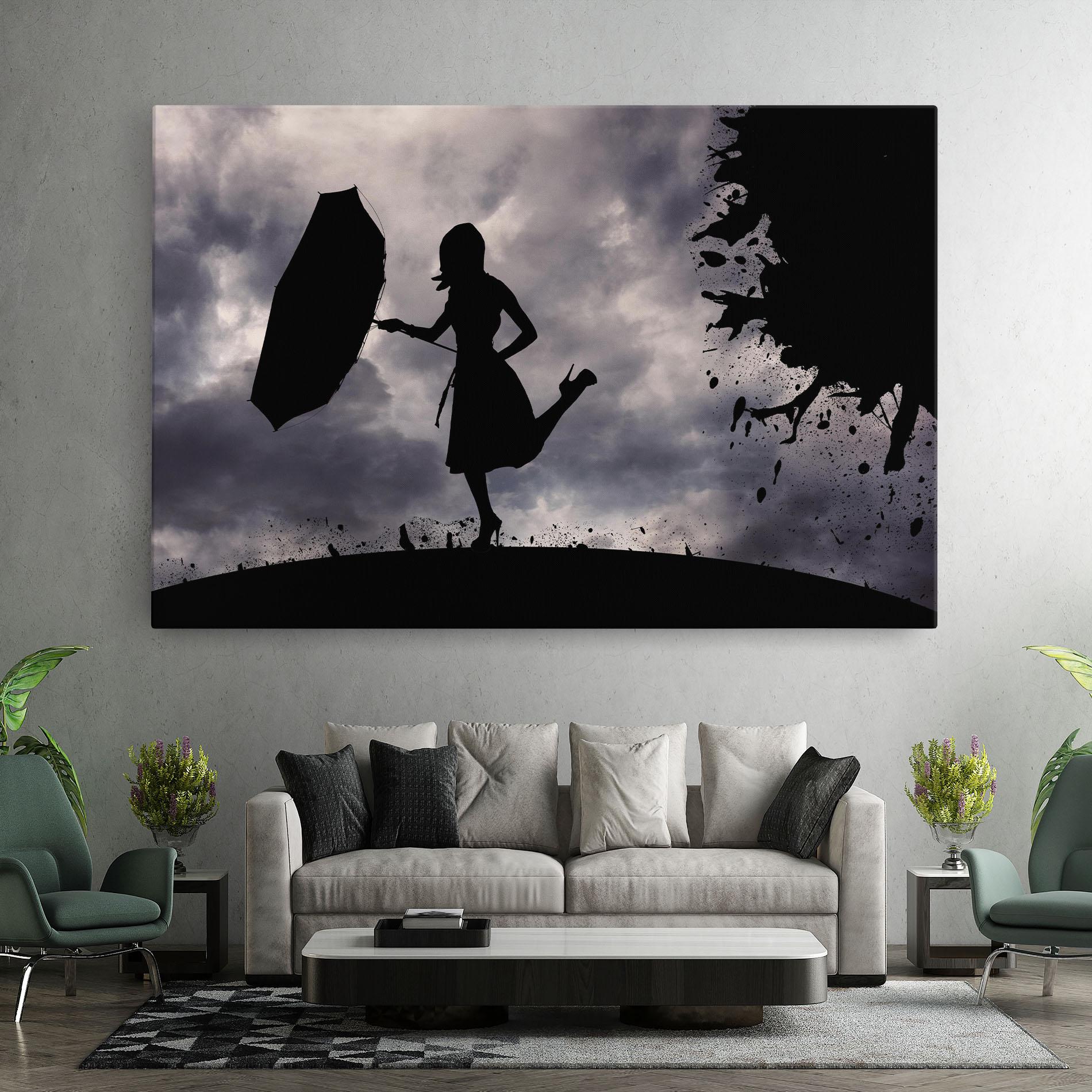 Leinwandbild Stormy Day mockup 7