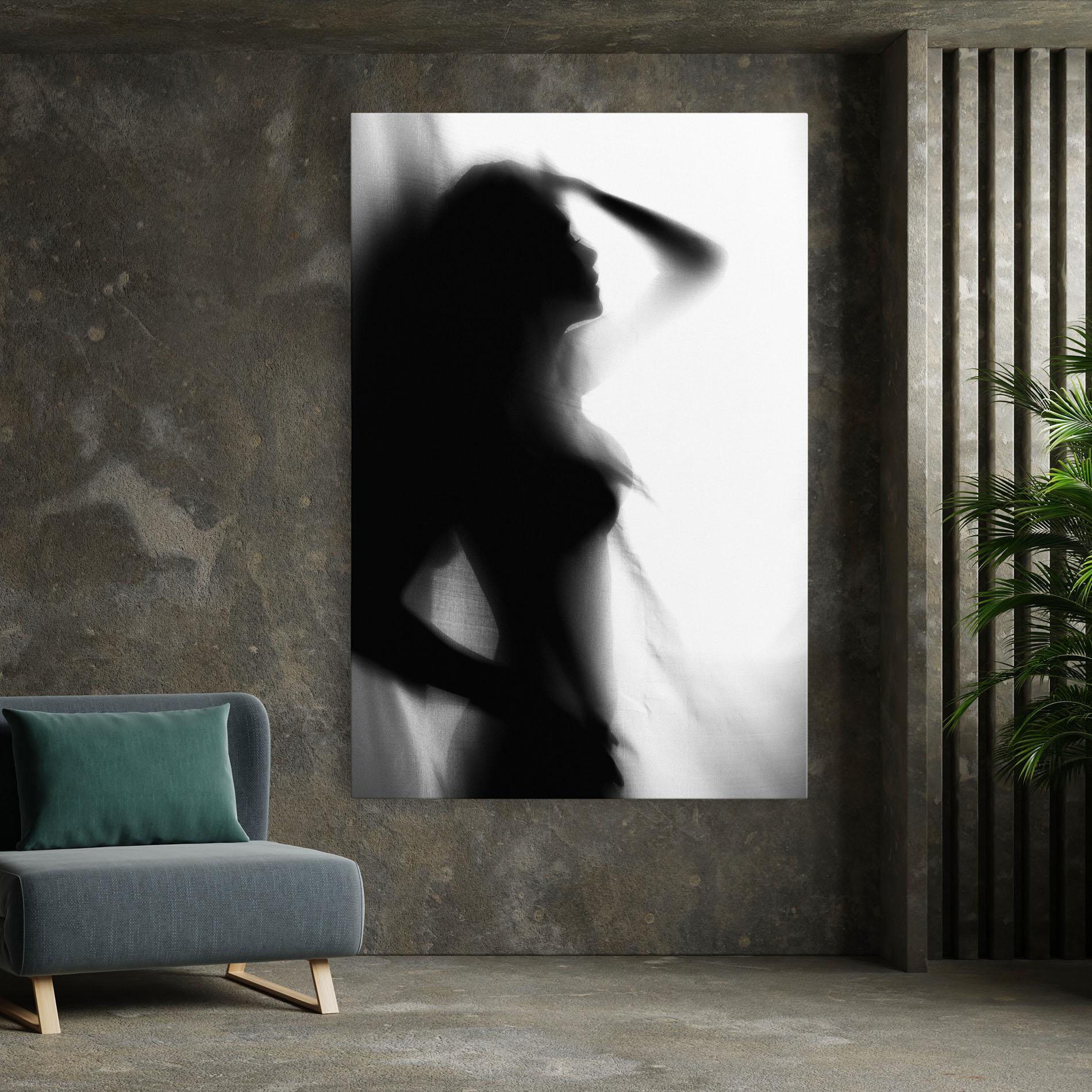 Leinwandbild Blurred Girl mockup 7
