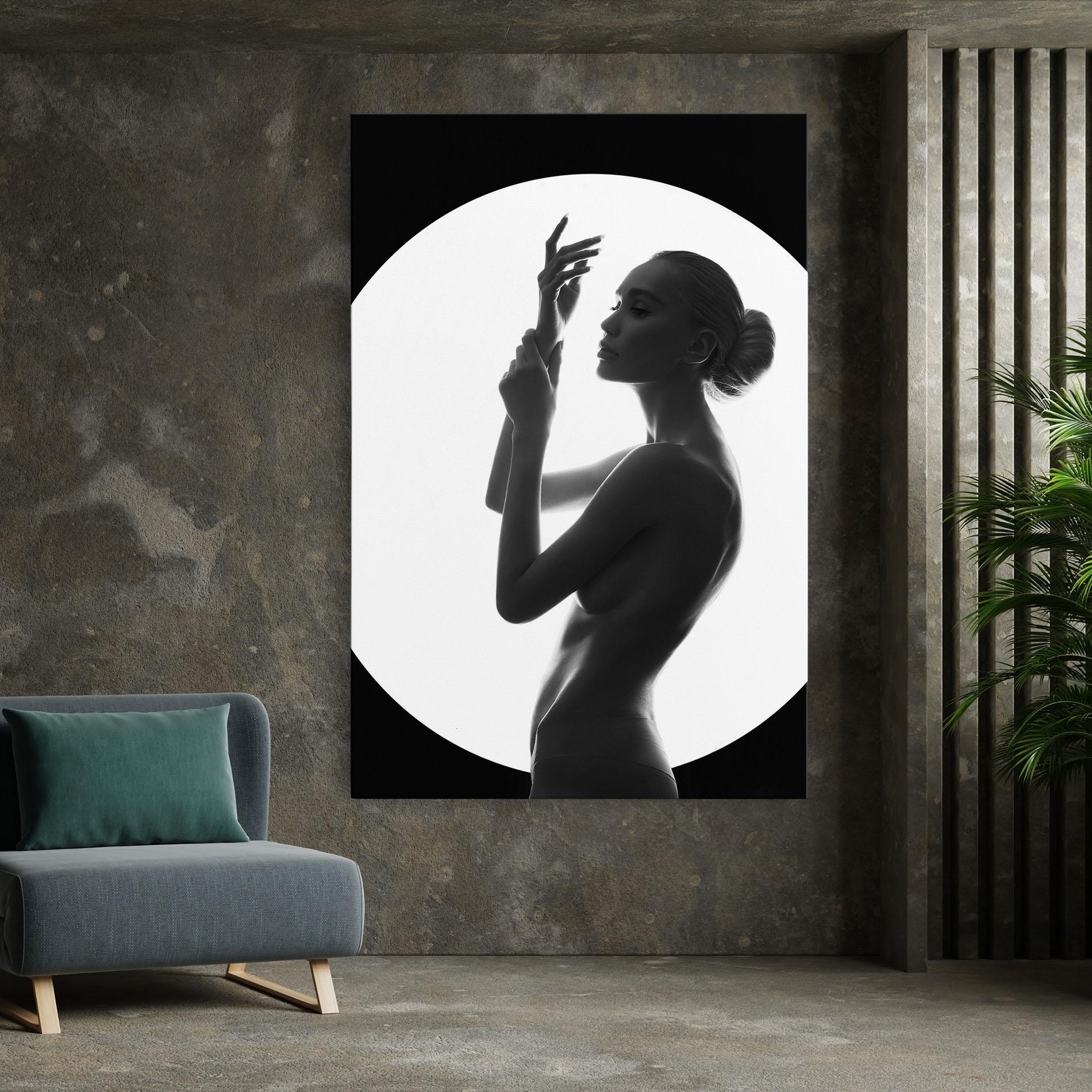 Leinwandbild Body Figure mockup 7