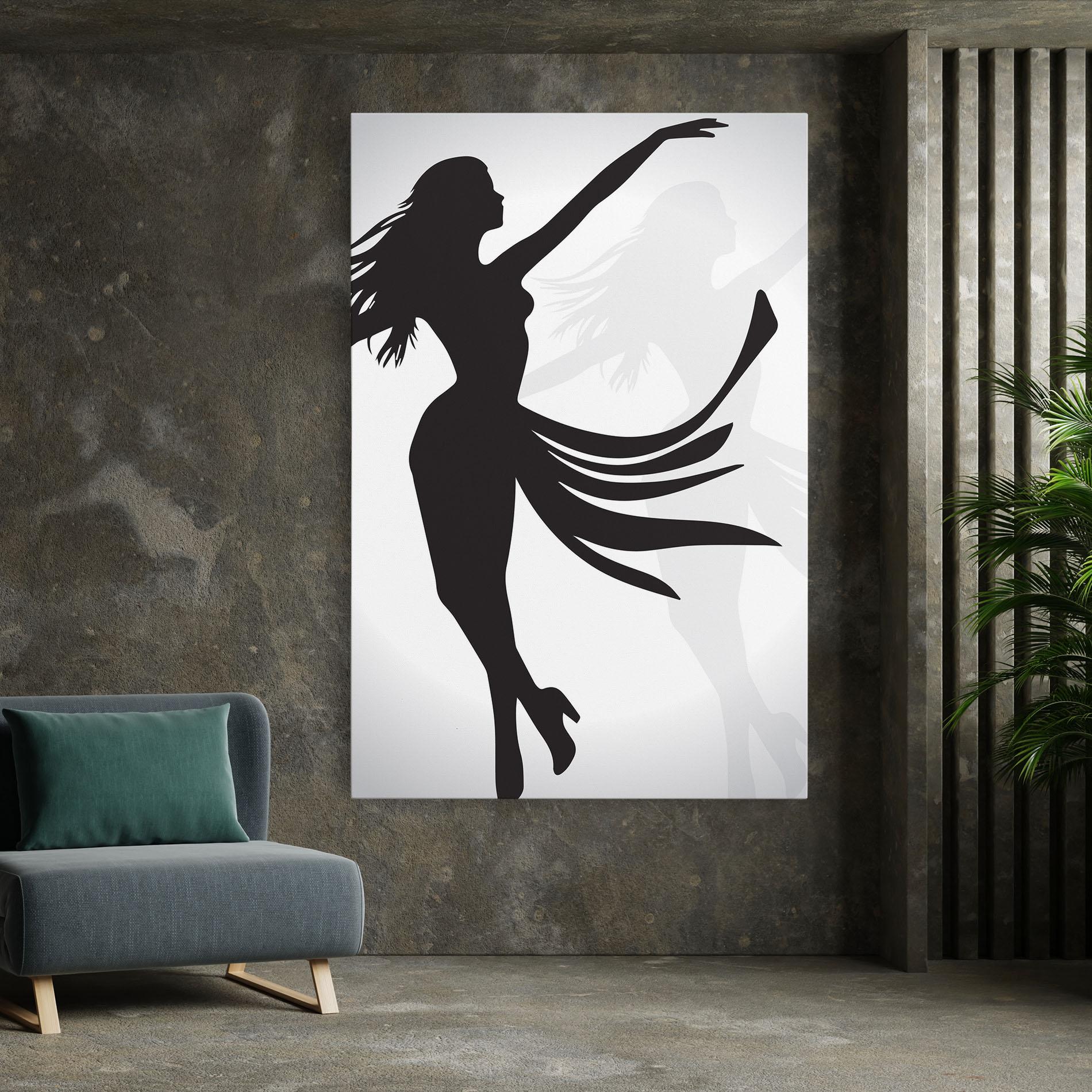 Leinwandbild Dance Shilouette mockup 7
