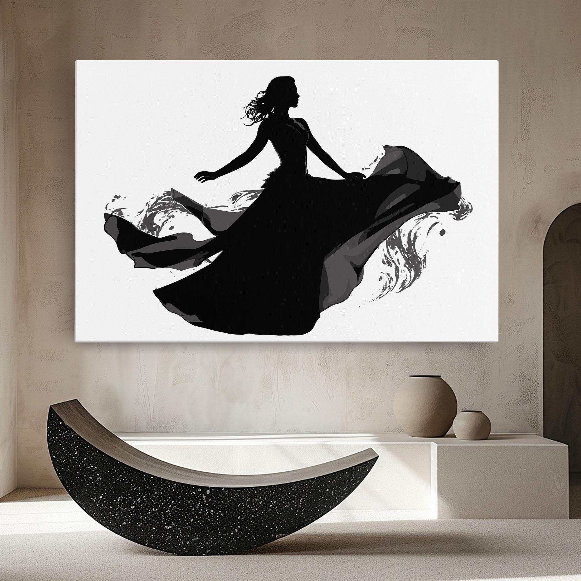 Leinwandbild Dress Jump mockup 8