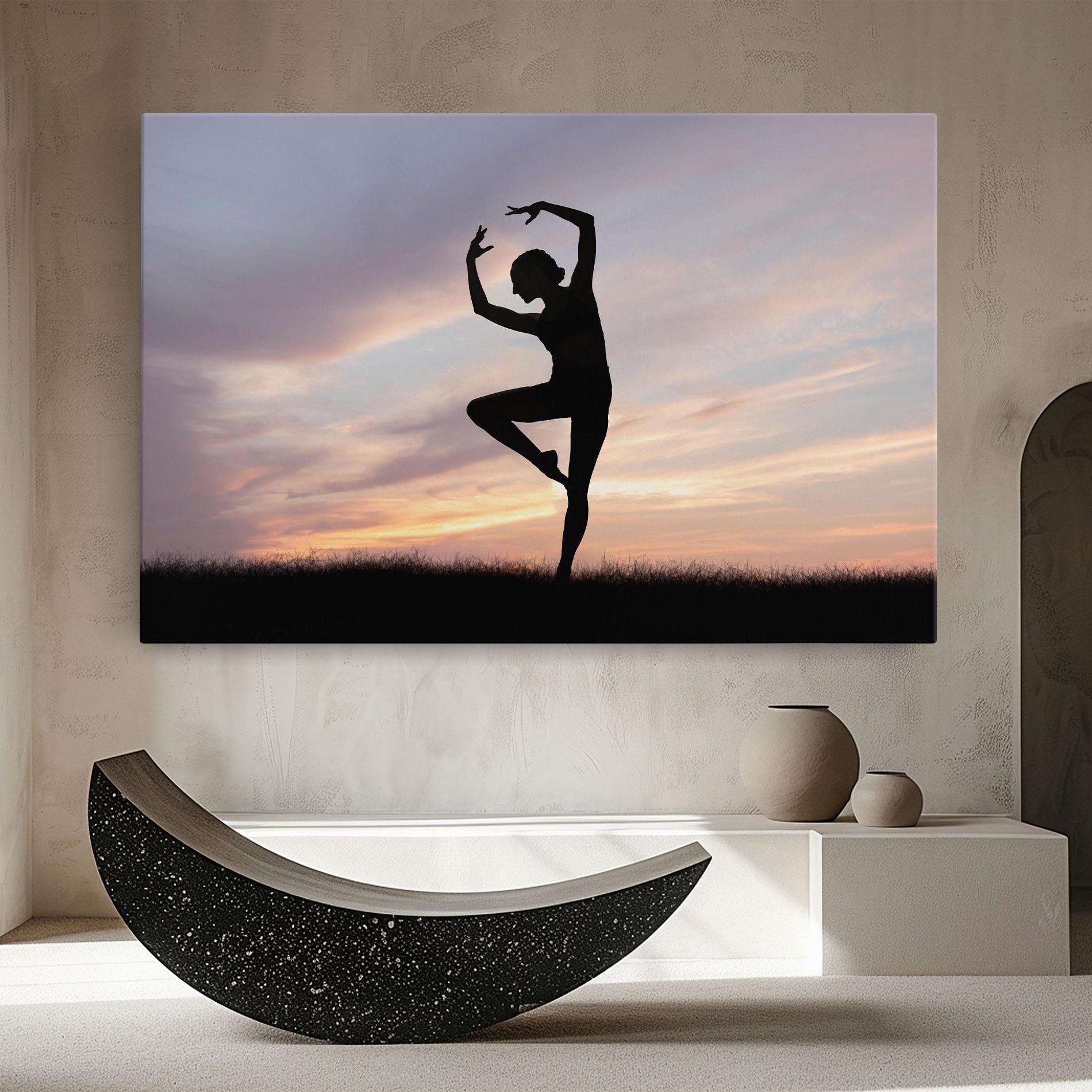 Leinwandbild Purple Sky Posing mockup 8