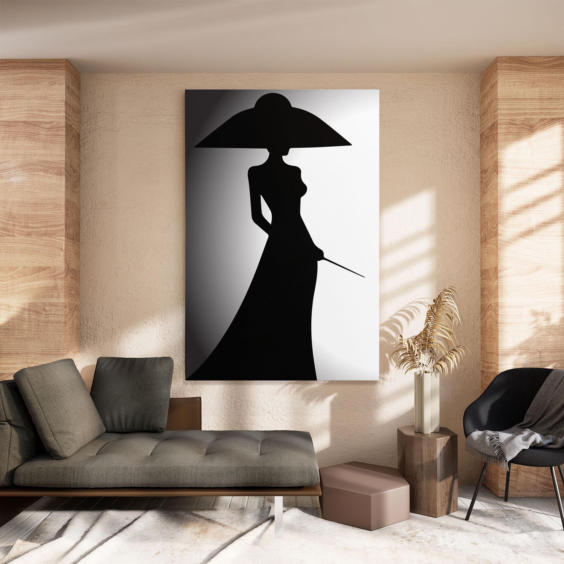 Leinwandbild Big Hat Lady mockup 8