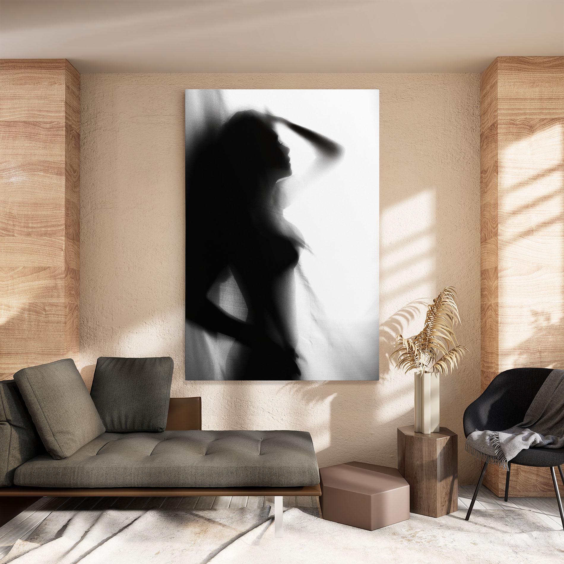 Leinwandbild Blurred Girl mockup 8