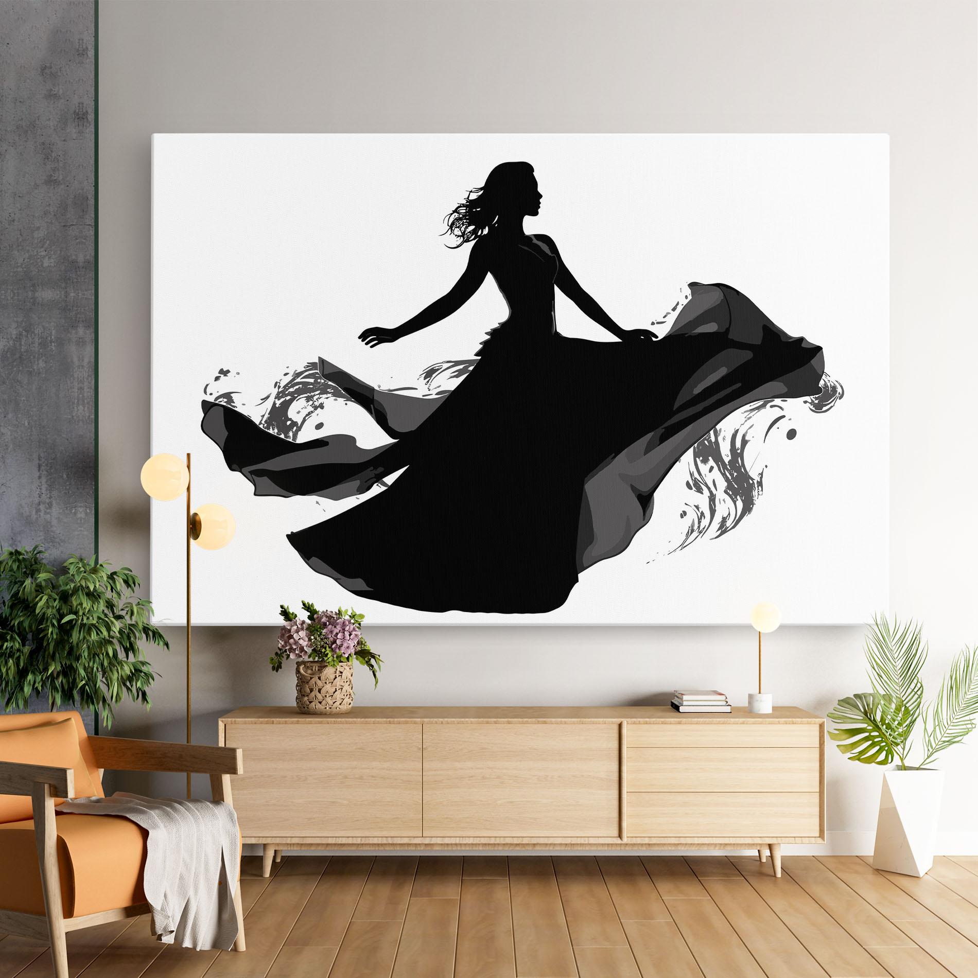 Leinwandbild Dress Jump mockup 9