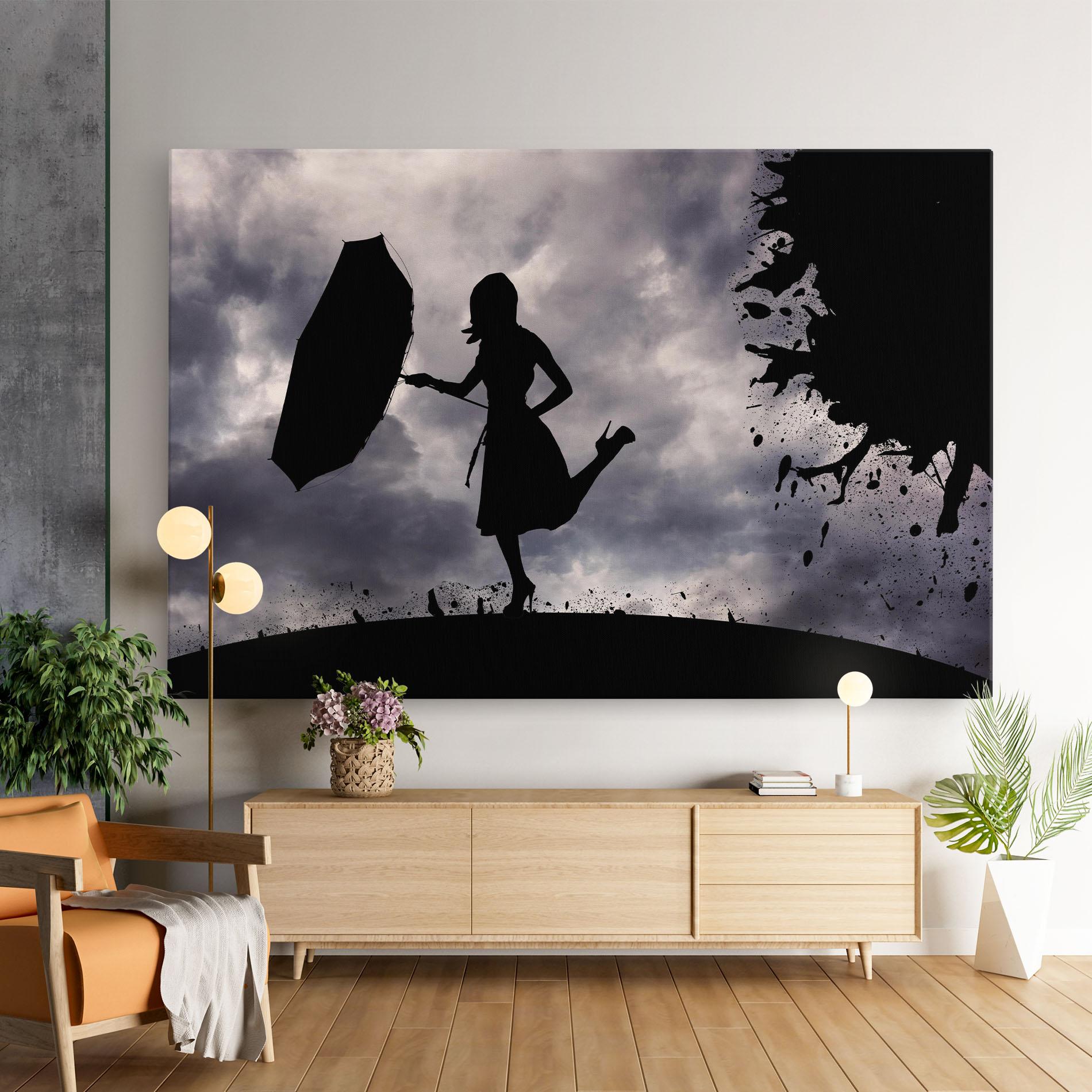 Leinwandbild Stormy Day mockup 9