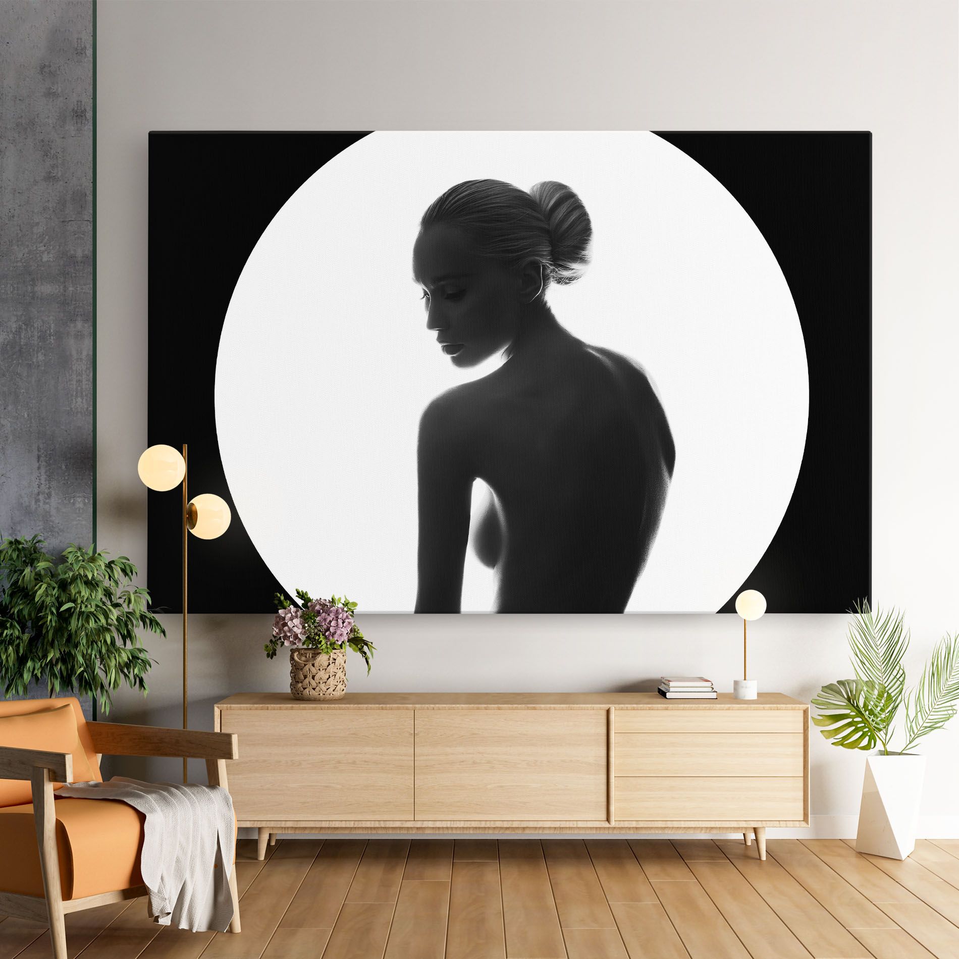 Woman Body Circle mockup 9