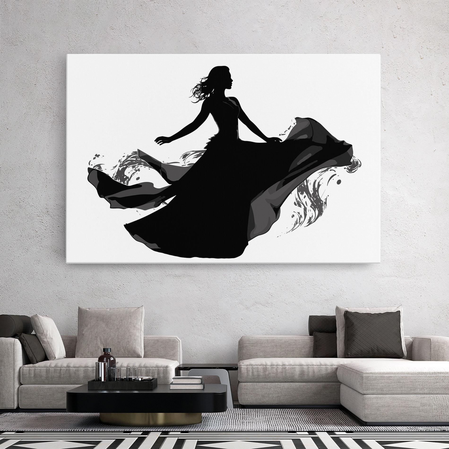 Leinwandbild Dress Jump mockup 2