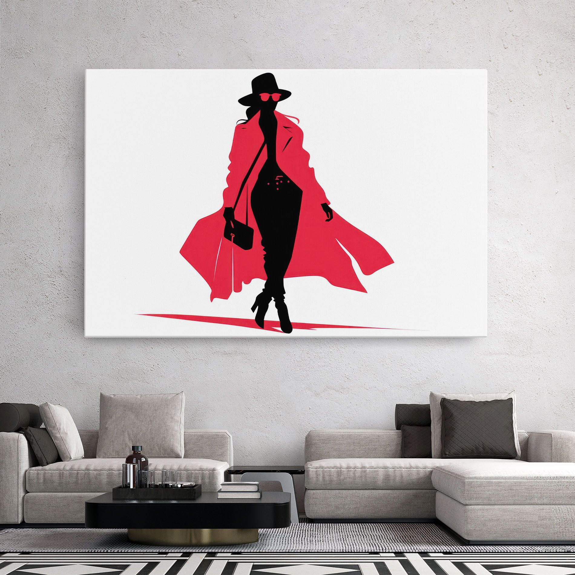 Pink Outfit Woman mockup 2