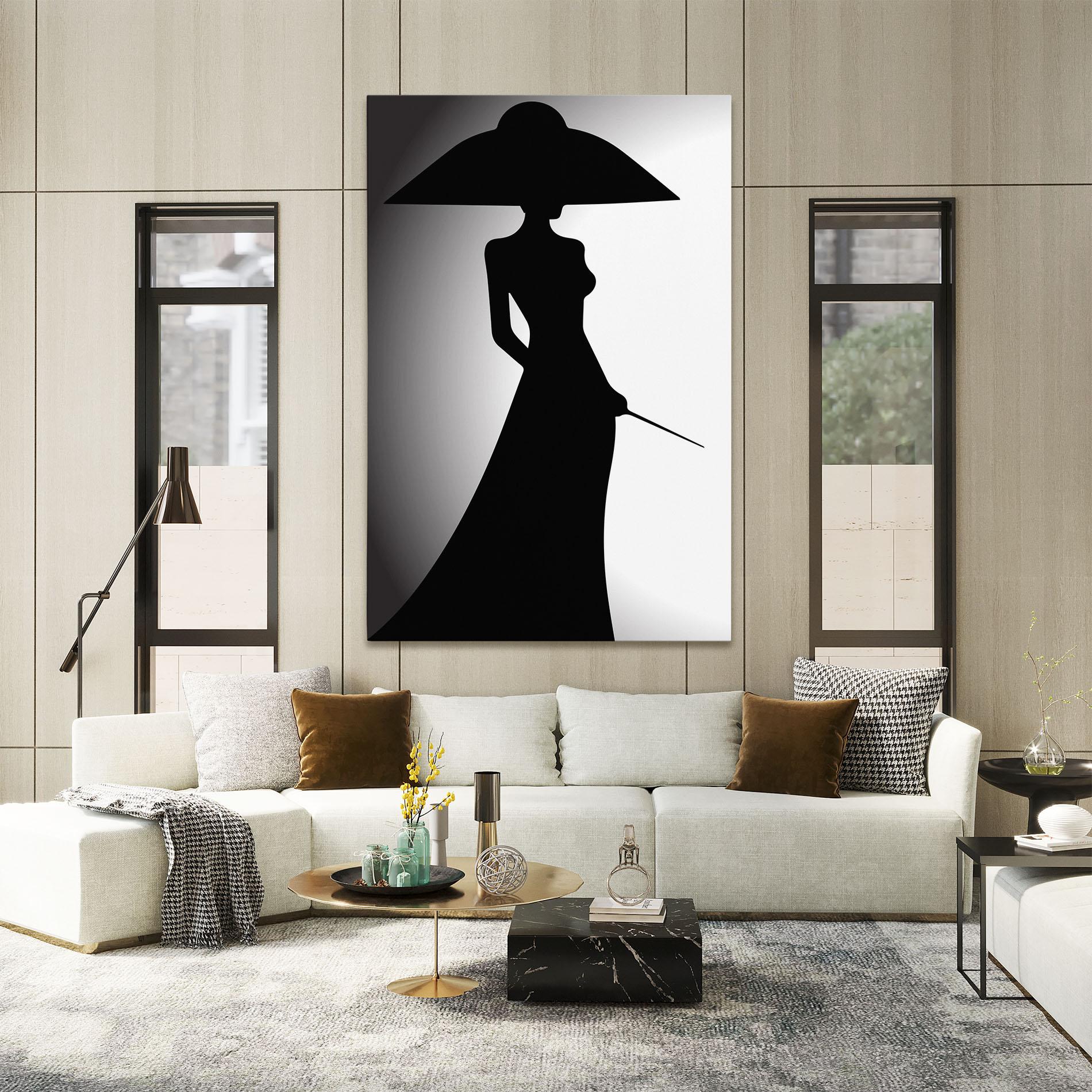 Leinwandbild Big Hat Lady mockup 2
