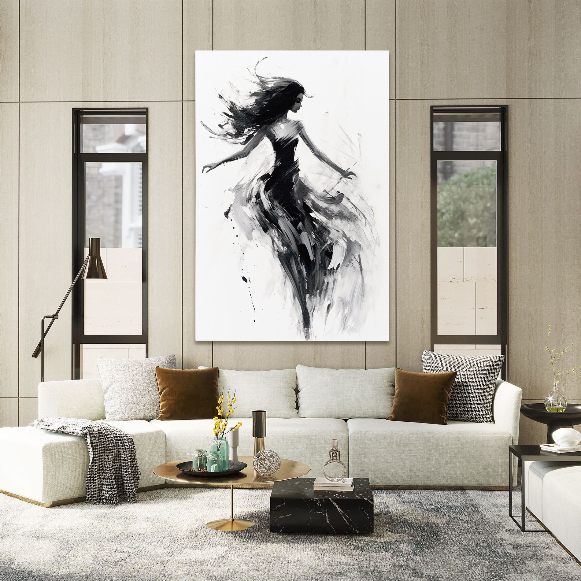 Black Ink Woman mockup 2