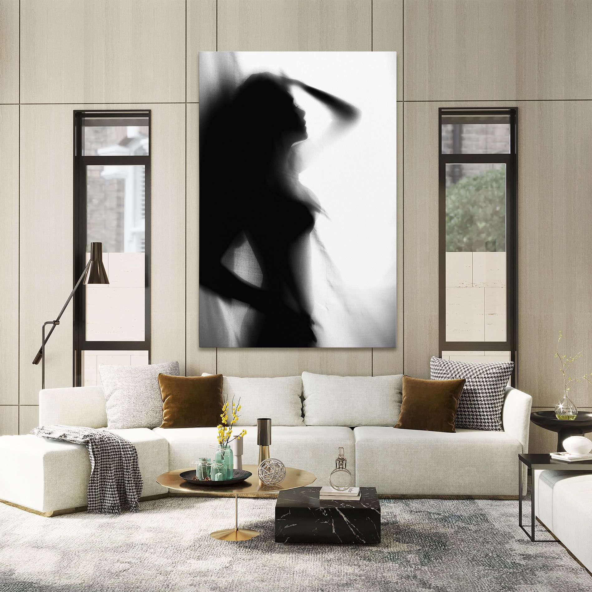 Blurred Girl mockup 2