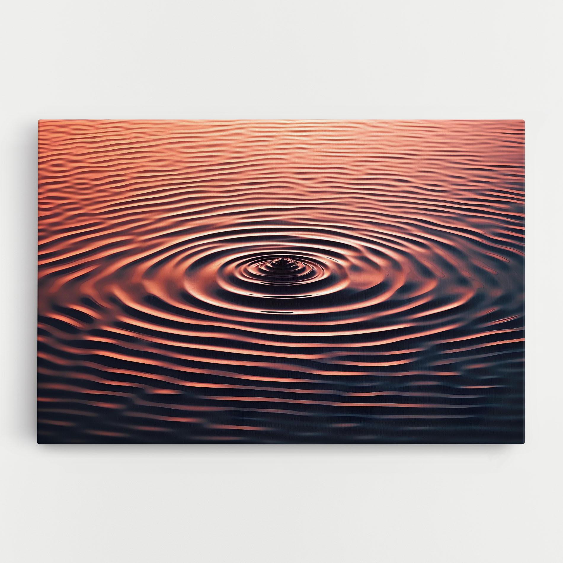 Leinwandbild Red Blue Water mockup 0
