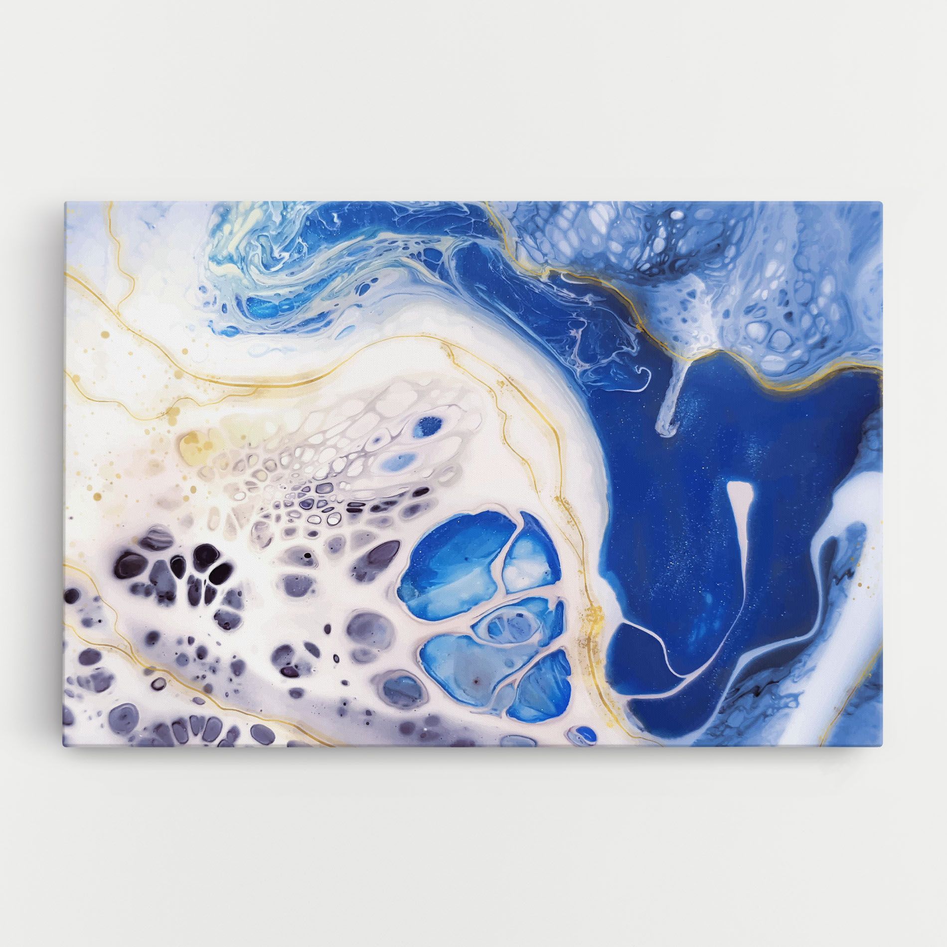 Water Gold Blue Marble mockup 0