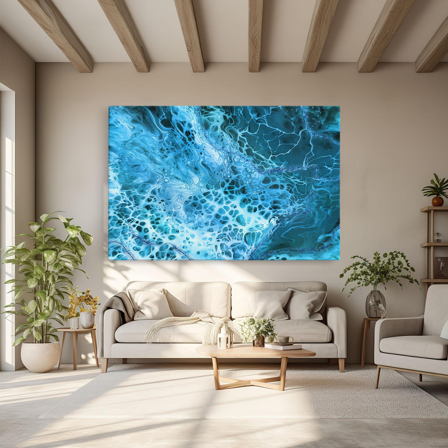 Leinwandbild Relax Wave mockup 6