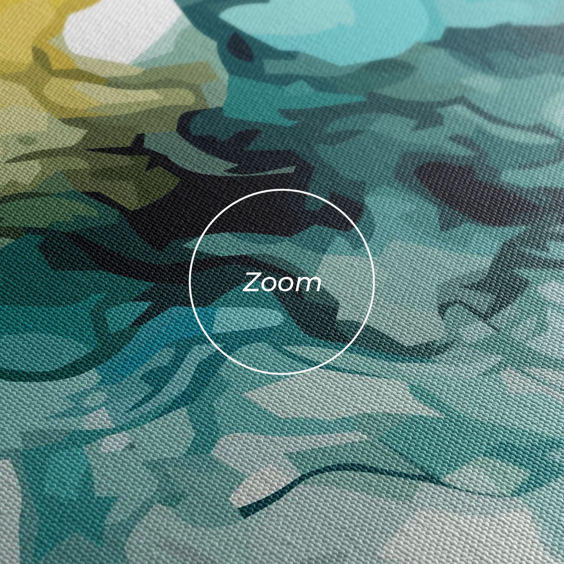 Blue Yellow Art mockup 3