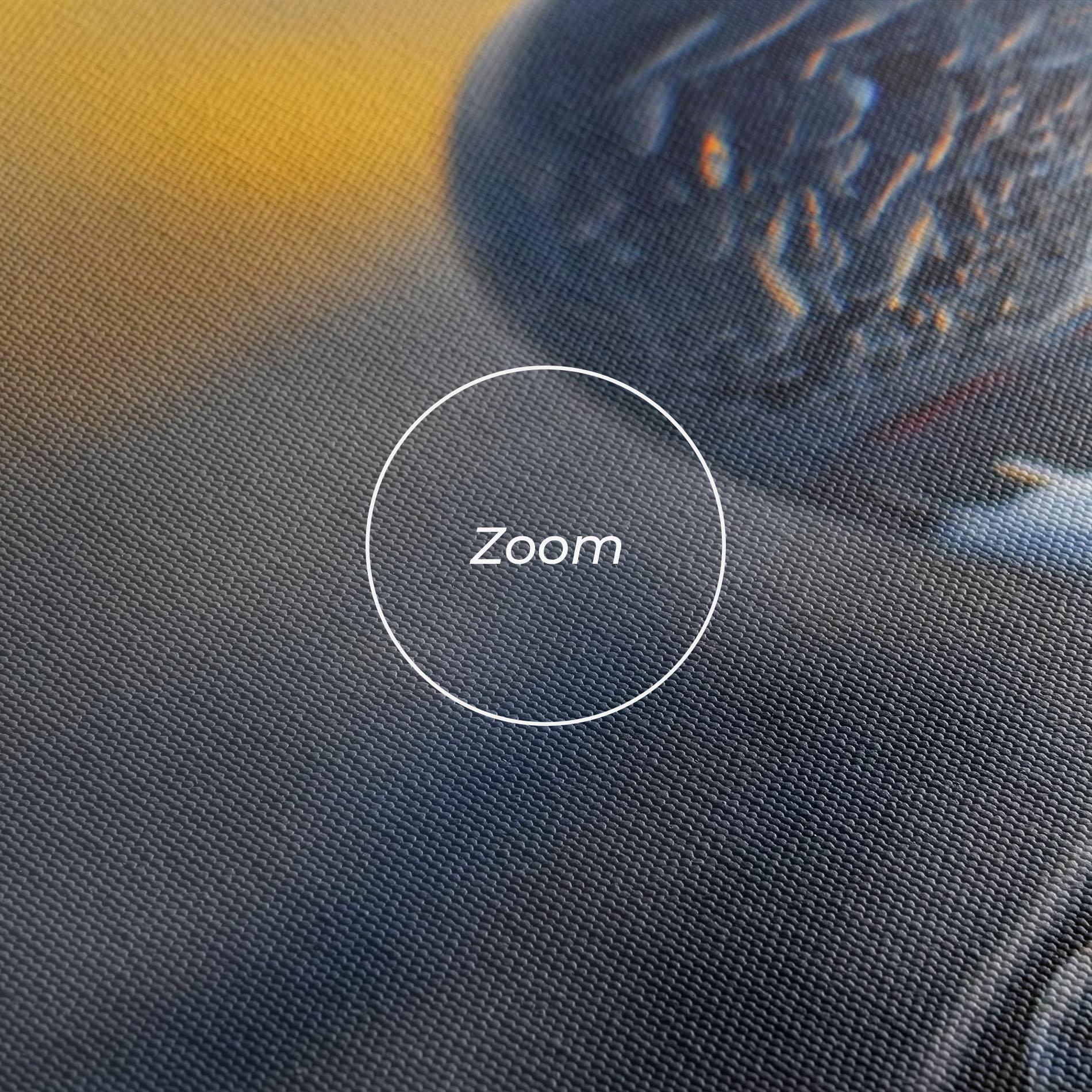 Leinwandbild Sunset Lensball mockup 3