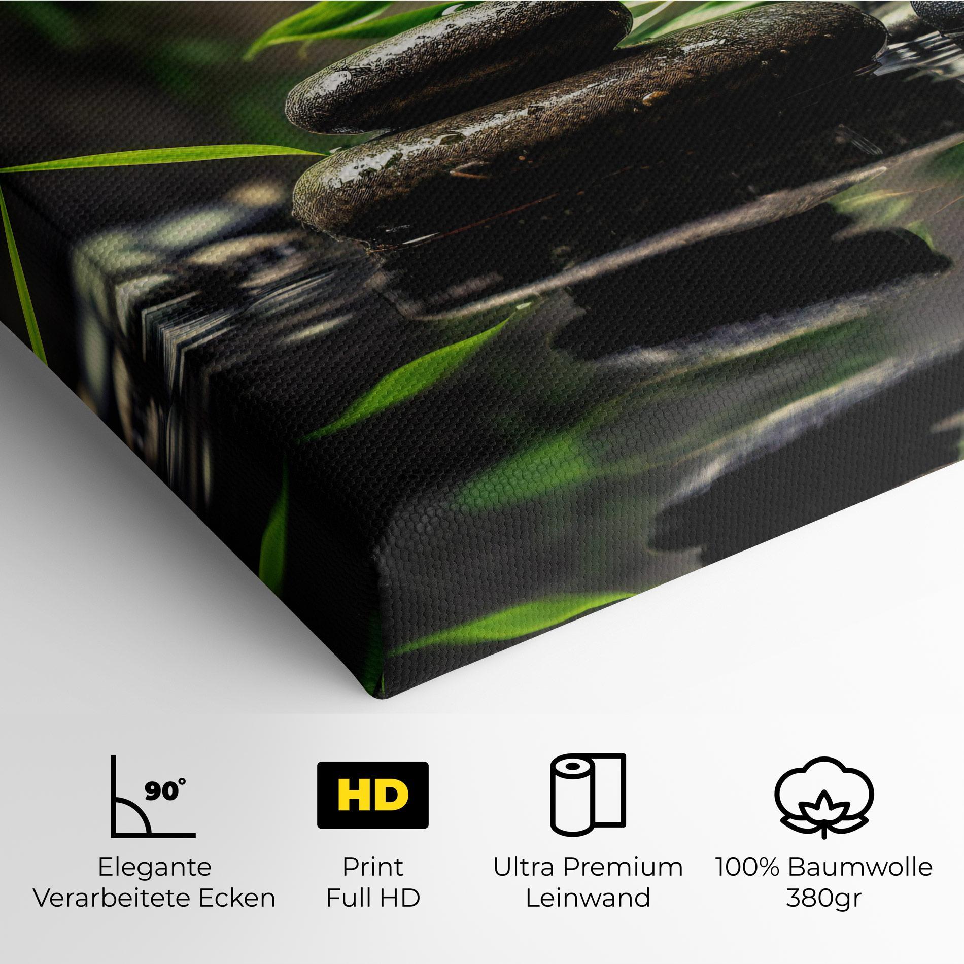 Leinwandbild Bamboo Plant Water mockup 4