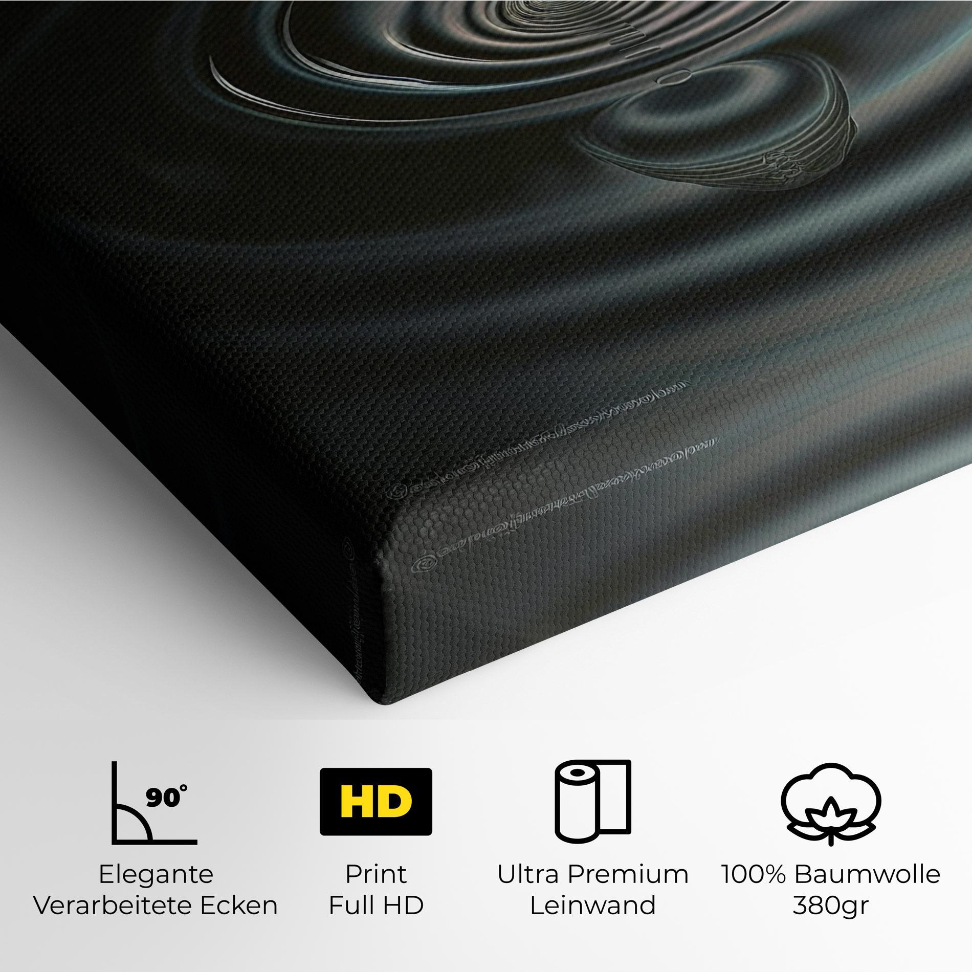 Leinwandbild Beautiful Water Drop mockup 4