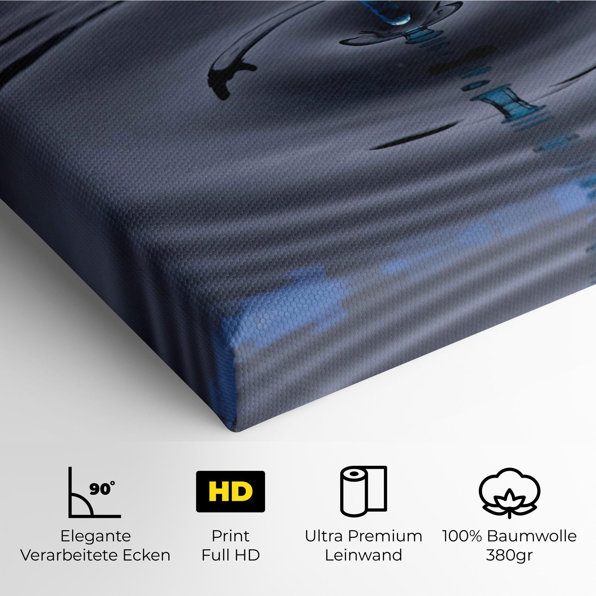 Leinwandbild Frozen Drops mockup 4