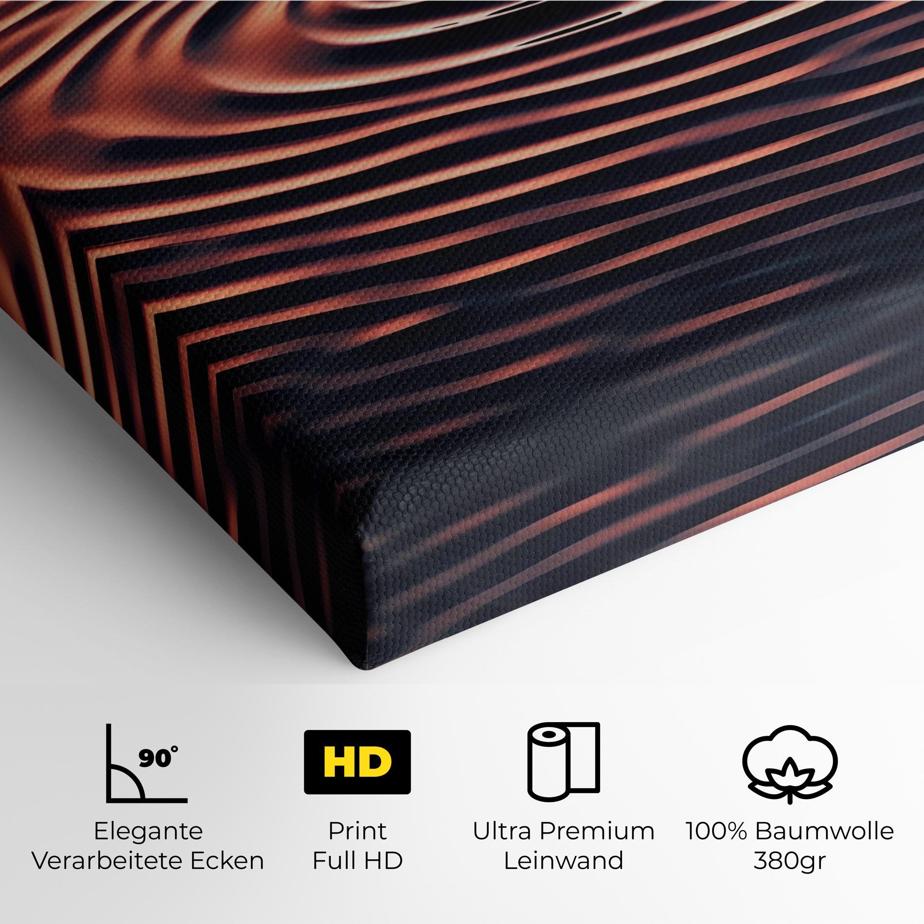 Leinwandbild Red Blue Water mockup 4