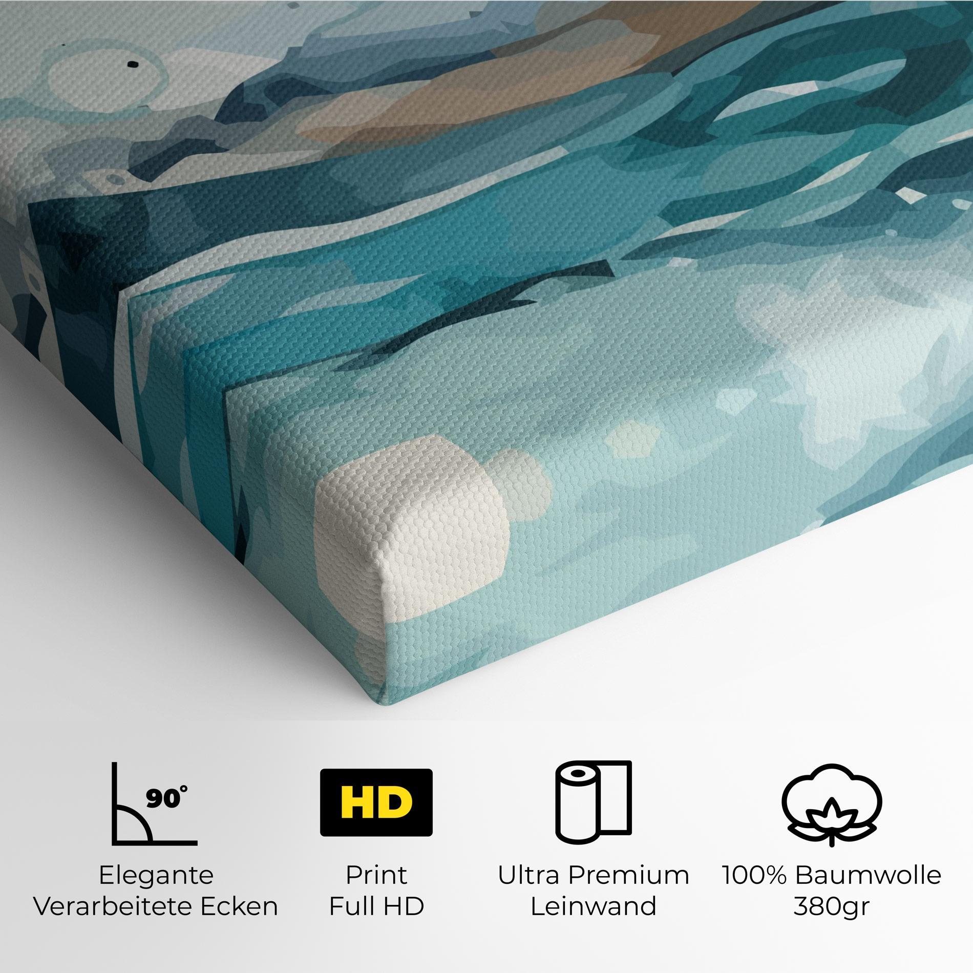 Leinwandbild Water Birds mockup 4