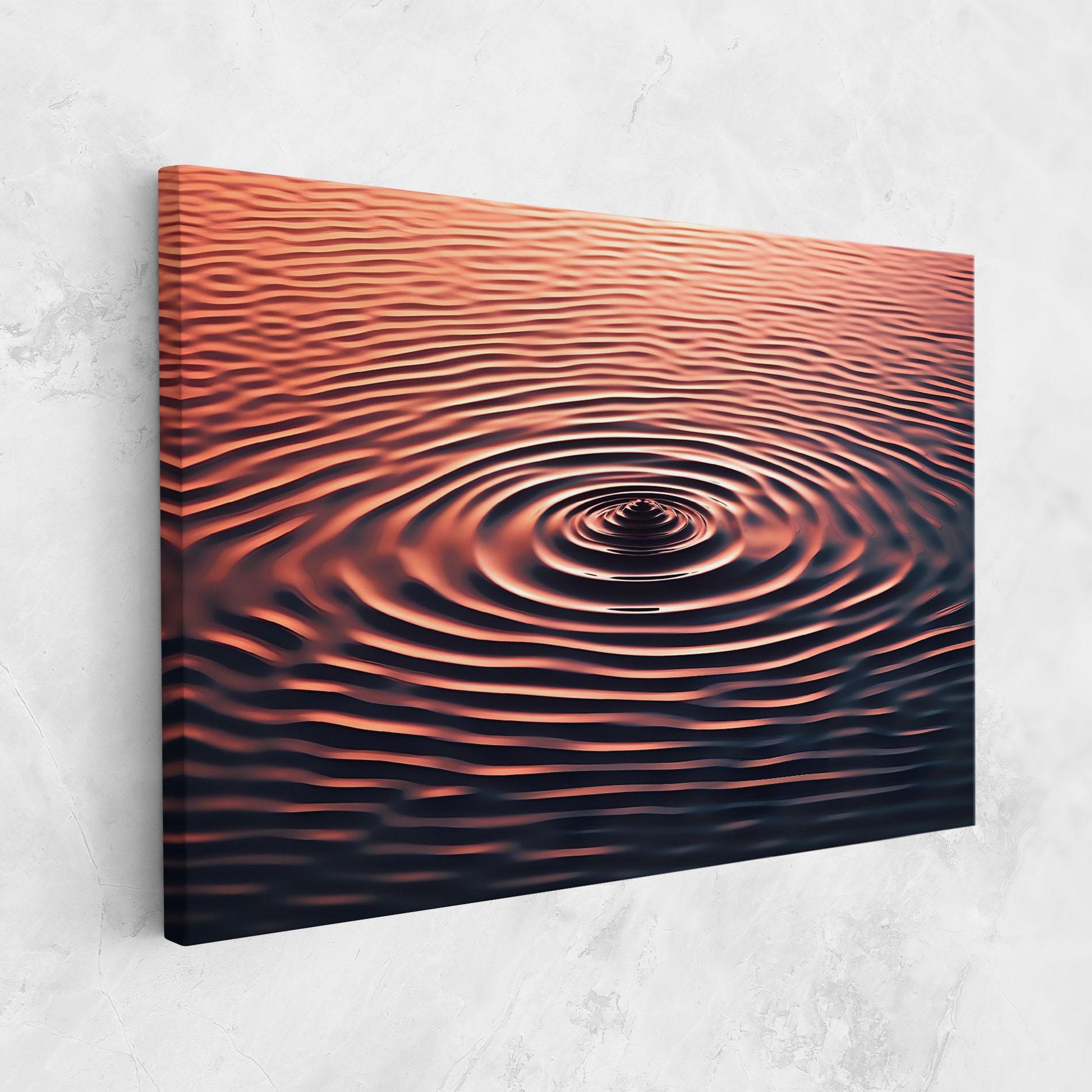 Leinwandbild Red Blue Water mockup 1