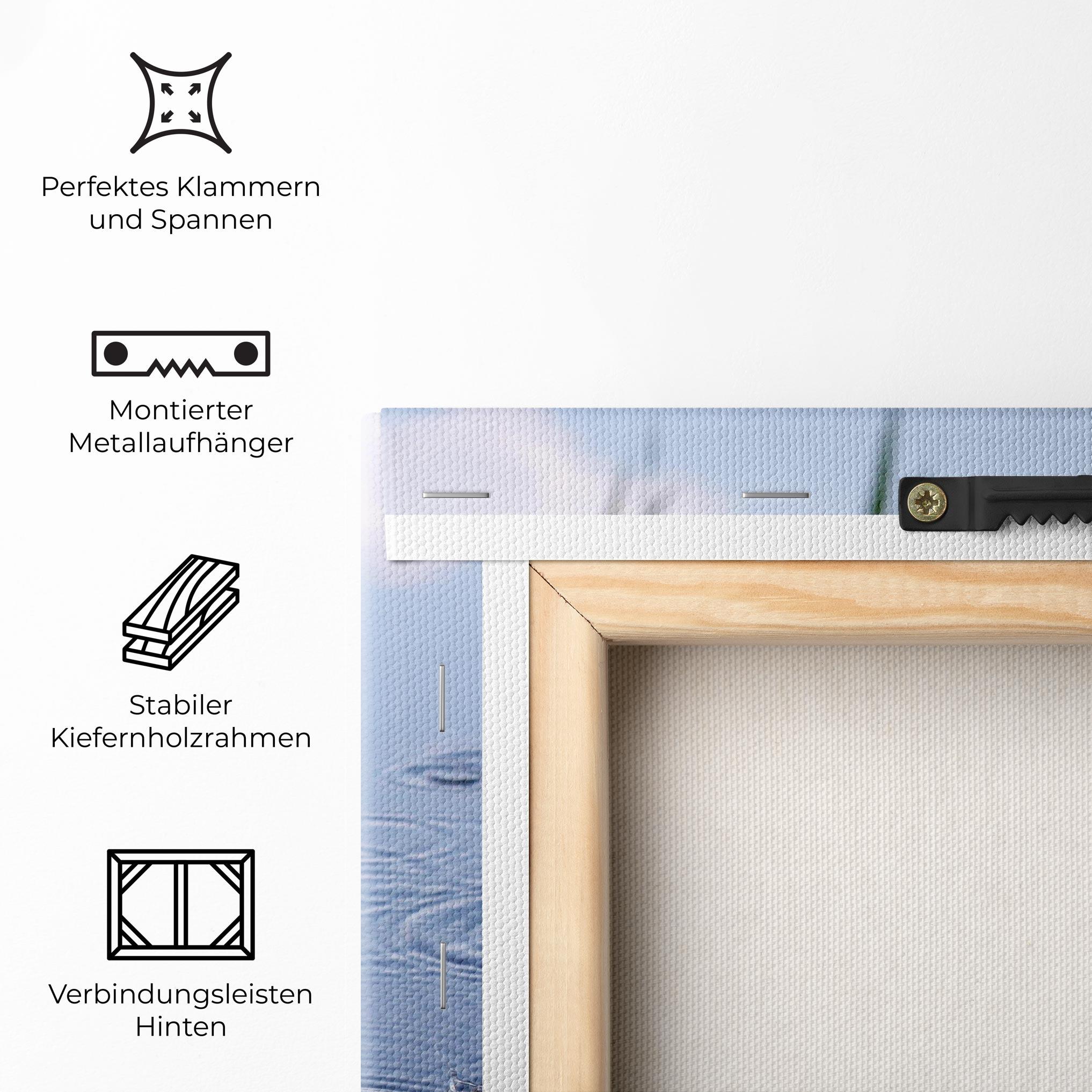 Leinwandbild Clear Lake Rain mockup 5