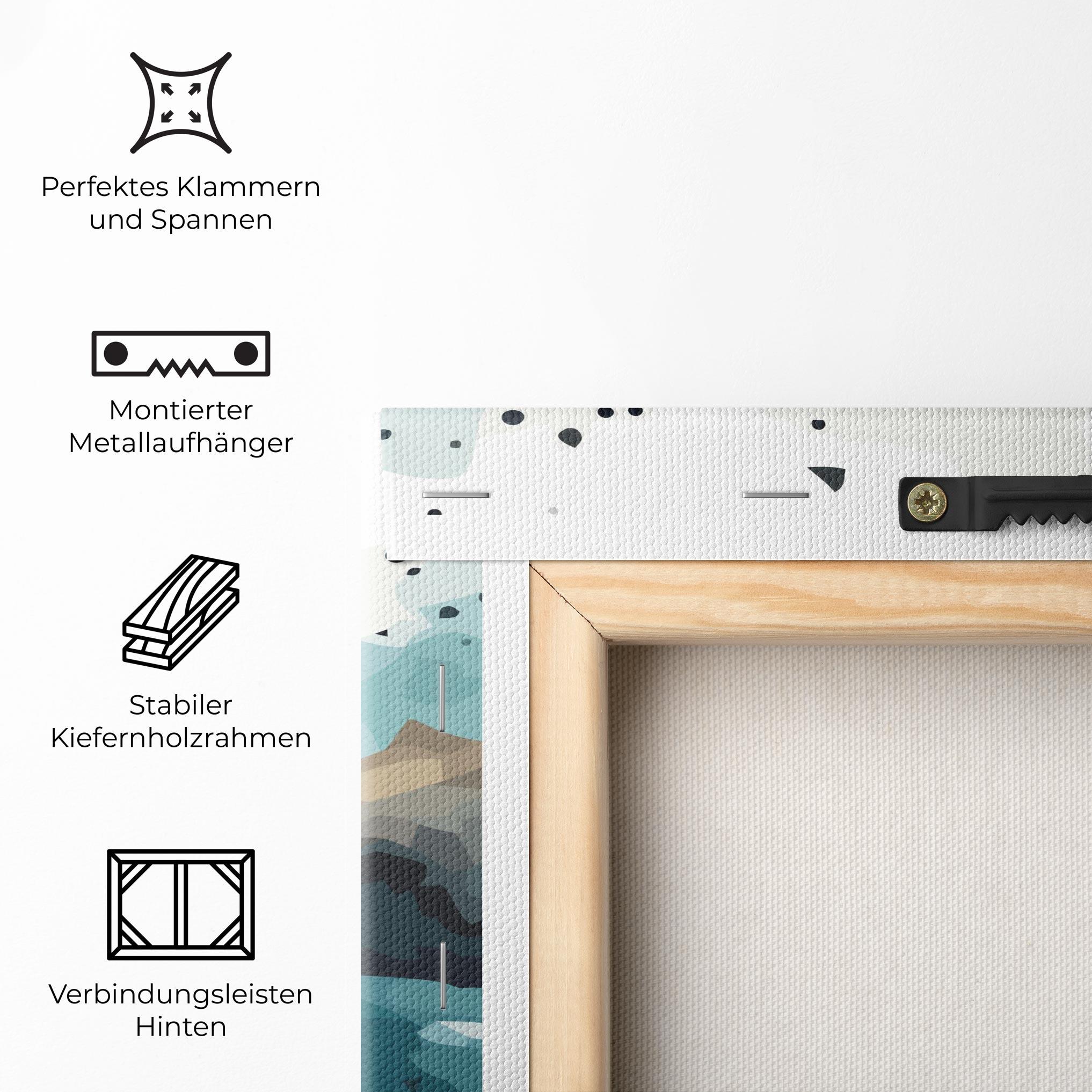 Leinwandbild Water Birds mockup 5