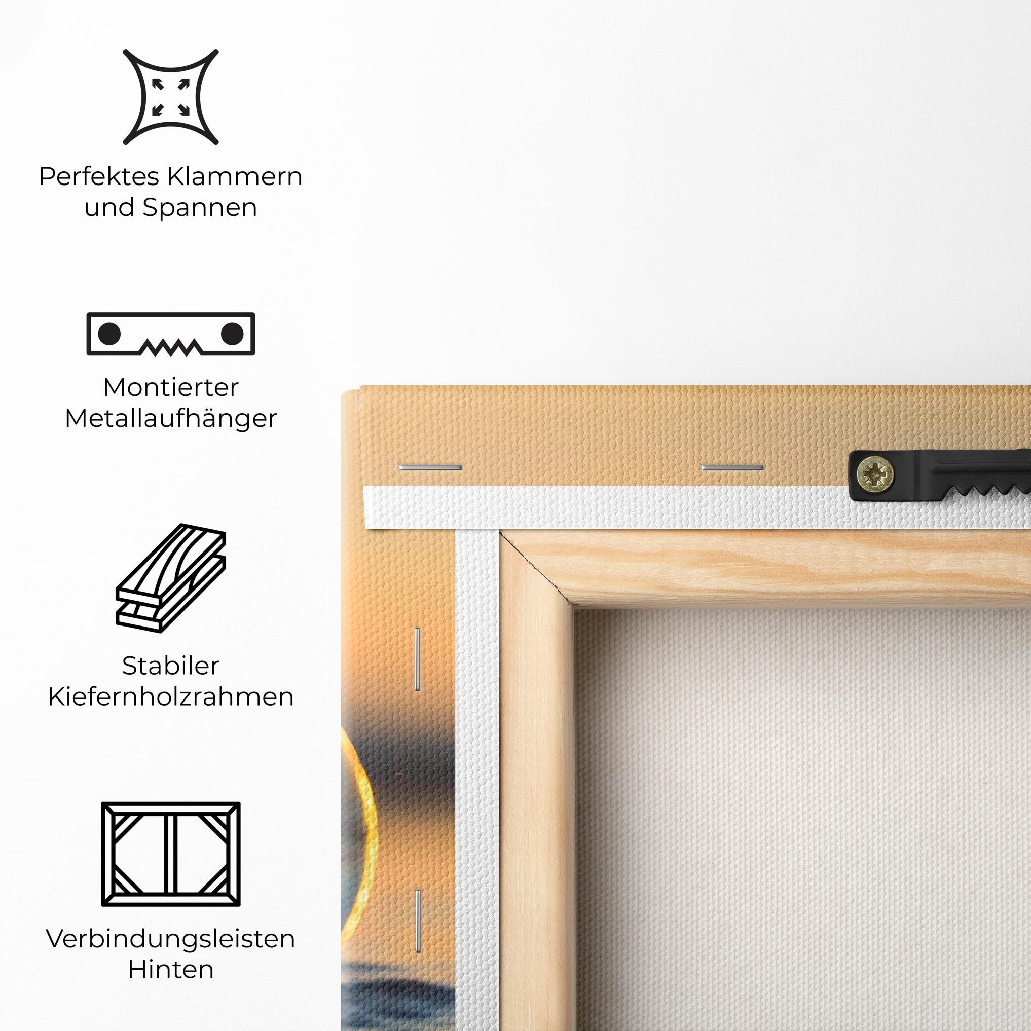 Leinwandbild Water Bubble Reflecting mockup 5