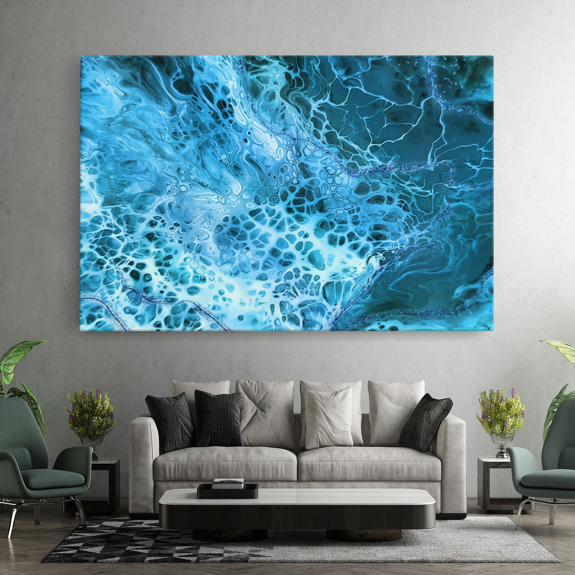 Leinwandbild Relax Wave mockup 7