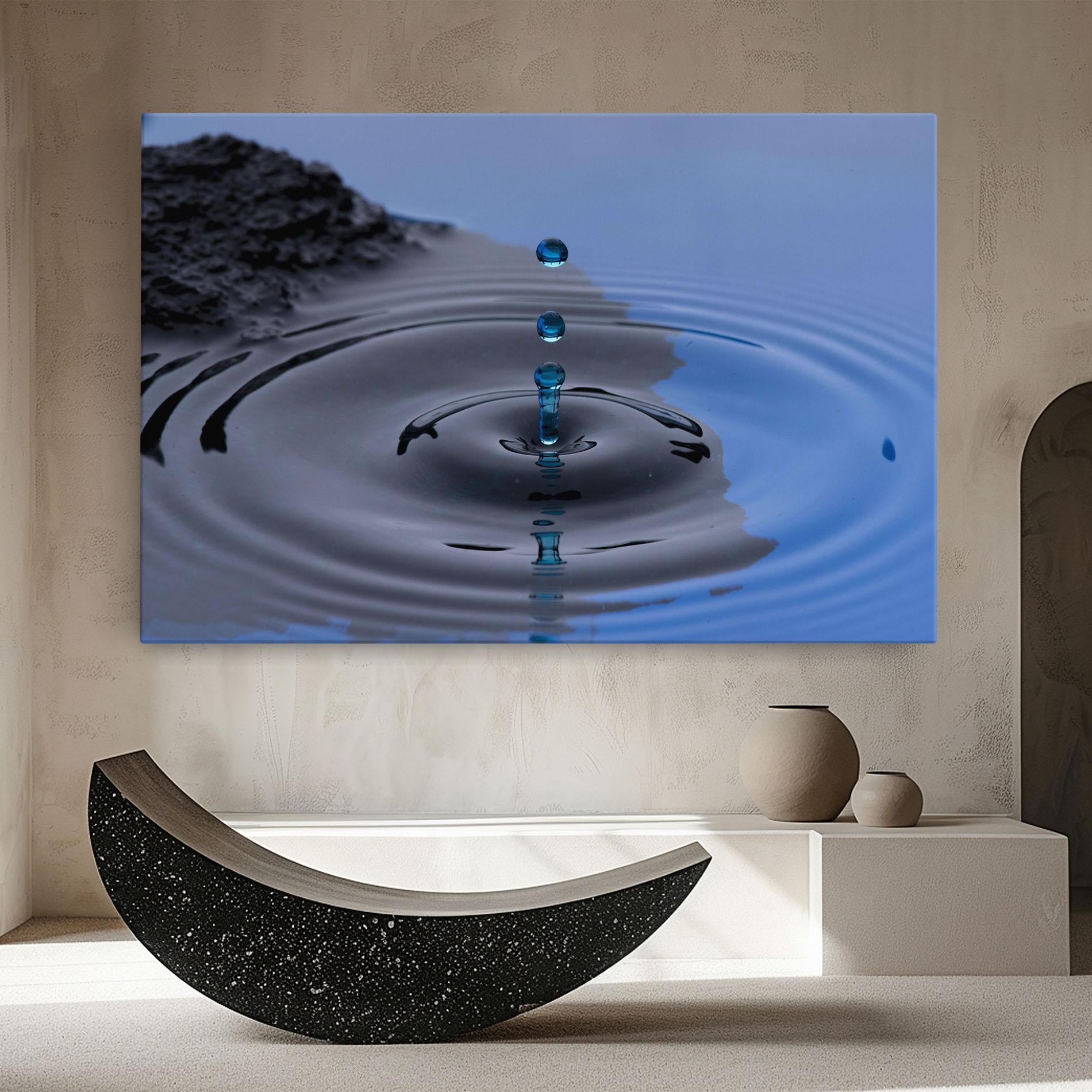 Leinwandbild Frozen Drops mockup 8