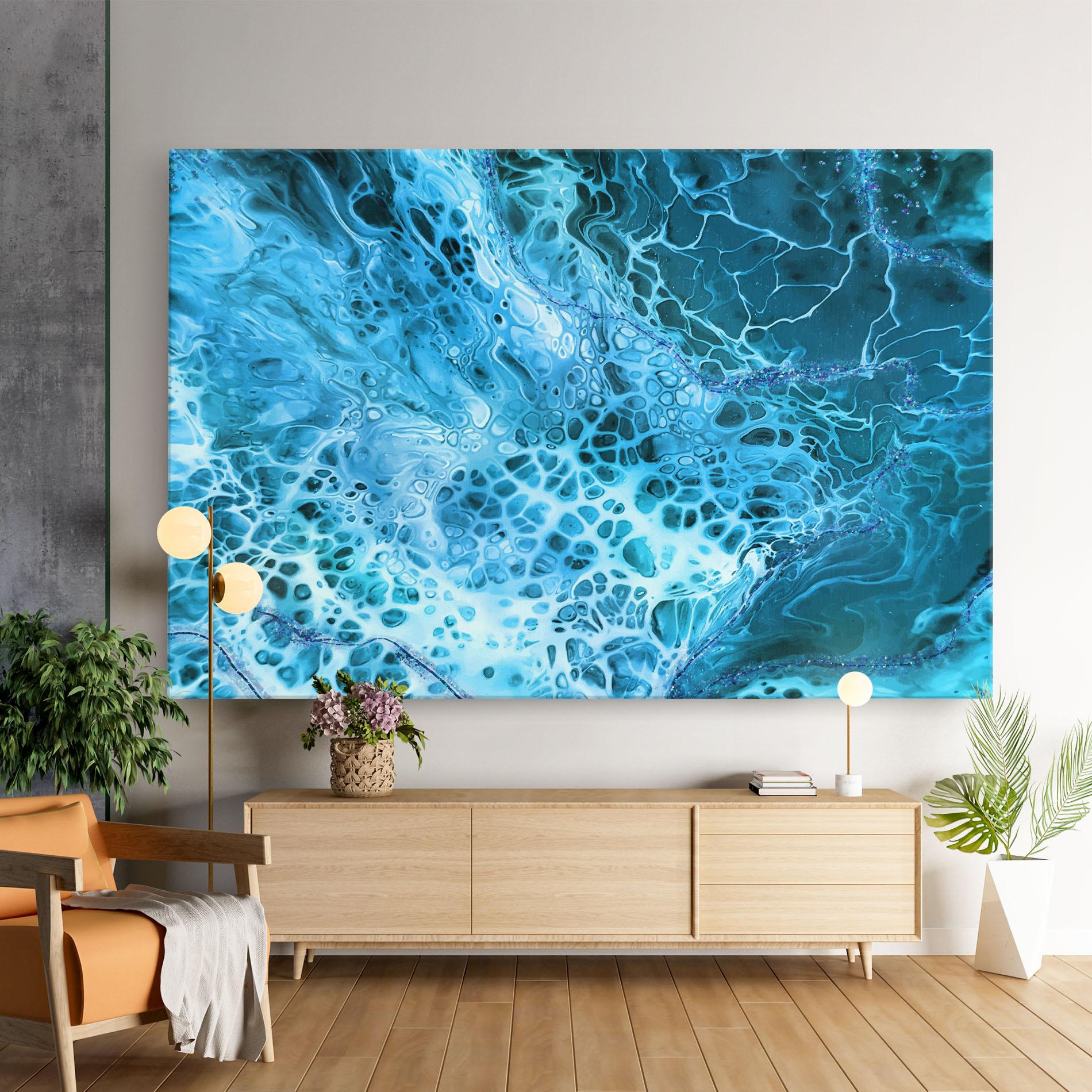 Leinwandbild Relax Wave mockup 9