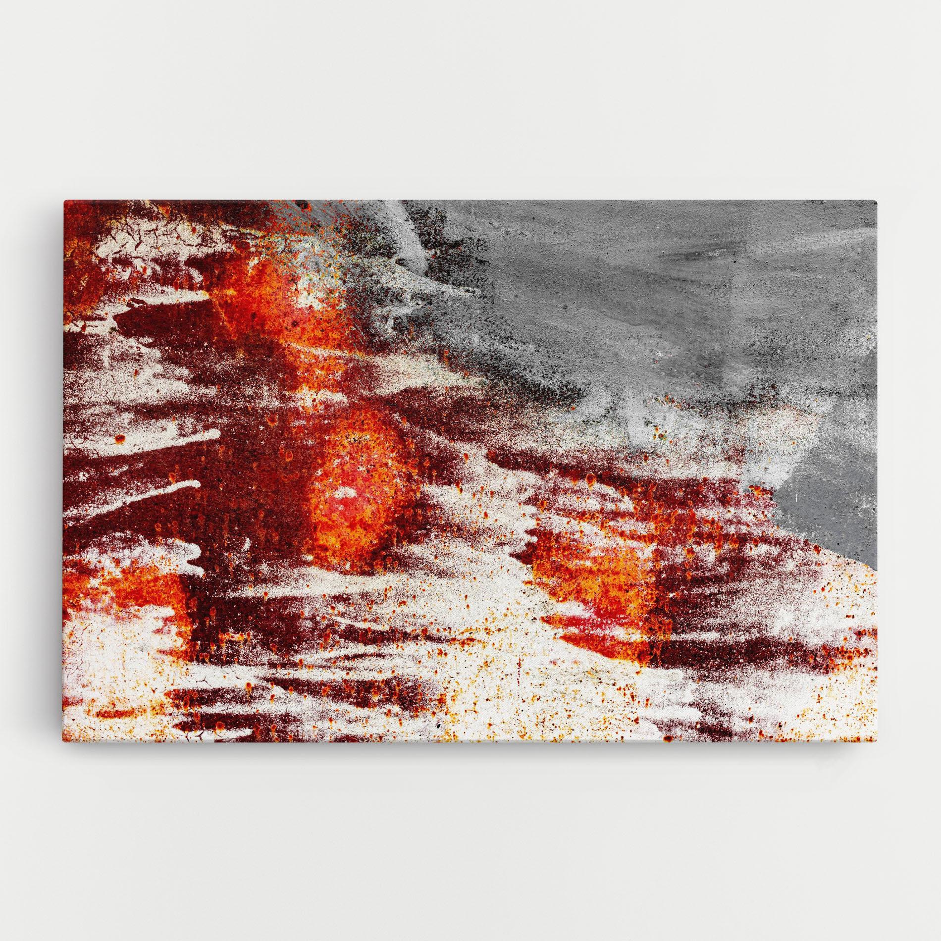 Leinwandbild Burning Sign mockup 0